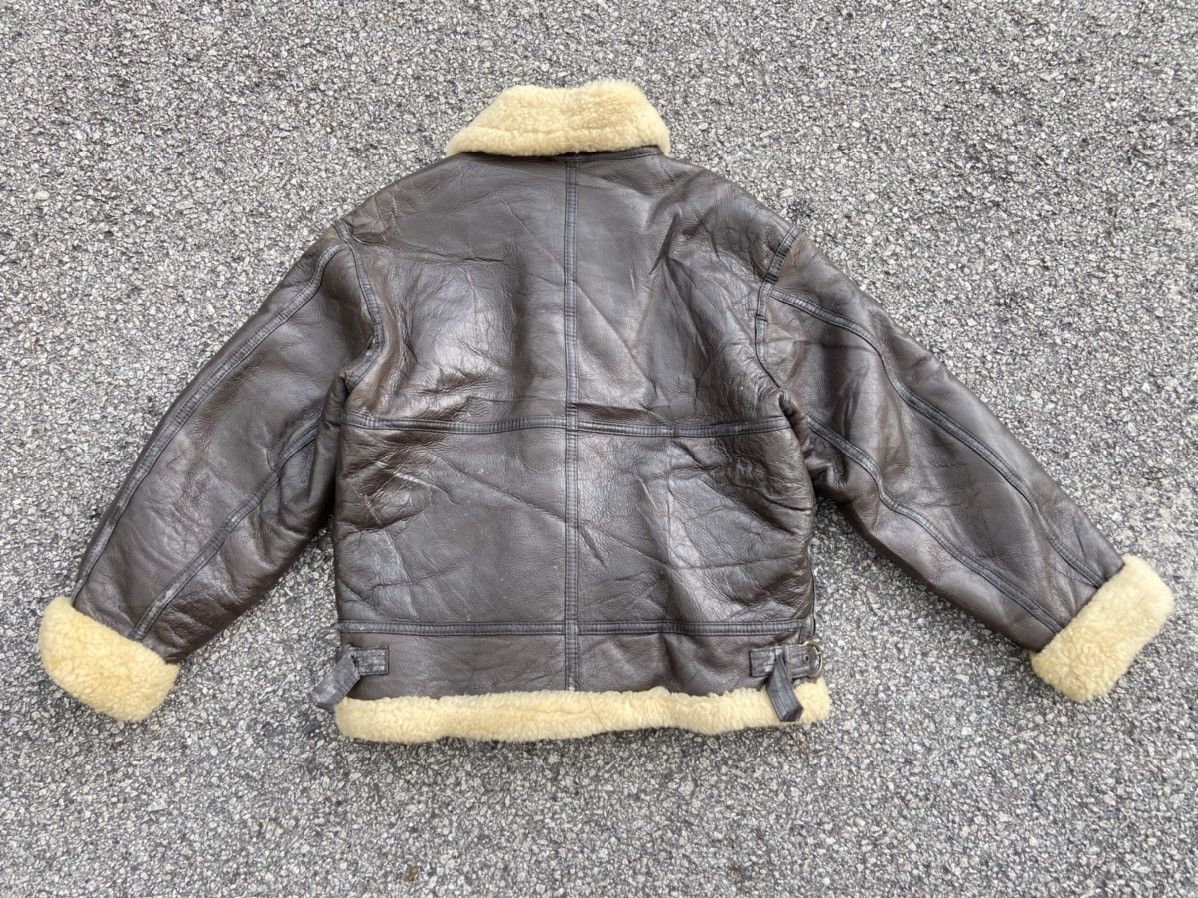 Other US ARMY AIR FORCES B-3 SHEARLING SHEEPSKIN MILITARY JACKET Size US L / EU 52-54 / 3 - 7 Thumbnail