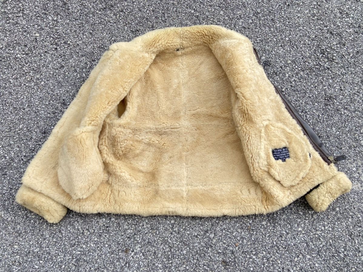 Other US ARMY AIR FORCES B-3 SHEARLING SHEEPSKIN MILITARY JACKET Size US L / EU 52-54 / 3 - 5 Thumbnail