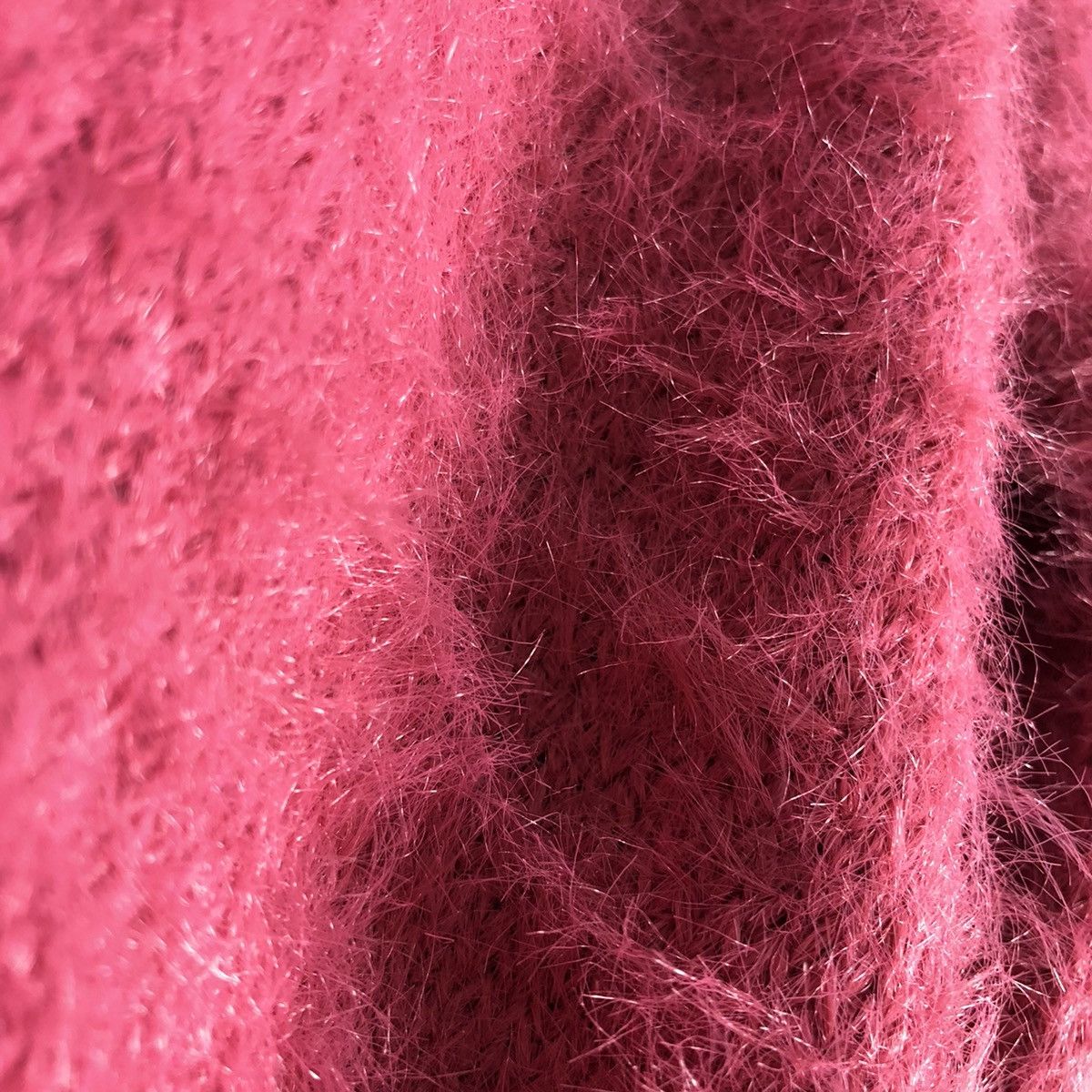 Homespun Knitwear Japanese Pink Mohair Soft Fur Shag Shaggy KNitwear Size US L / EU 52-54 / 3 - 8 Thumbnail