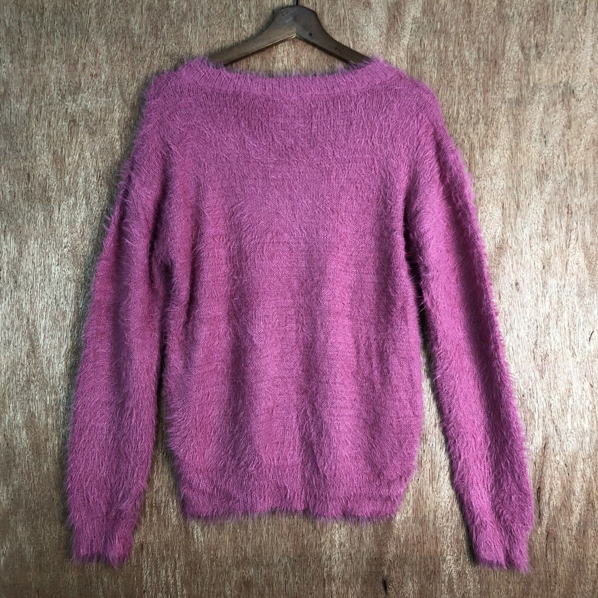 Homespun Knitwear Japanese Pink Mohair Soft Fur Shag Shaggy KNitwear Size US L / EU 52-54 / 3 - 10 Thumbnail