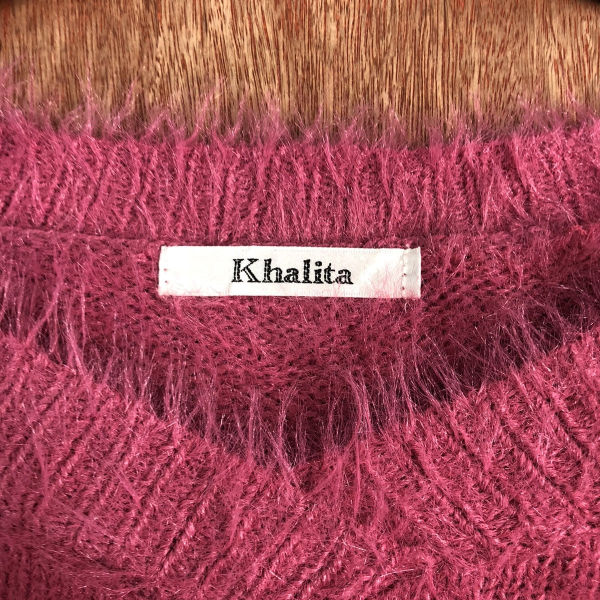 Homespun Knitwear Japanese Pink Mohair Soft Fur Shag Shaggy KNitwear Size US L / EU 52-54 / 3 - 9 Thumbnail