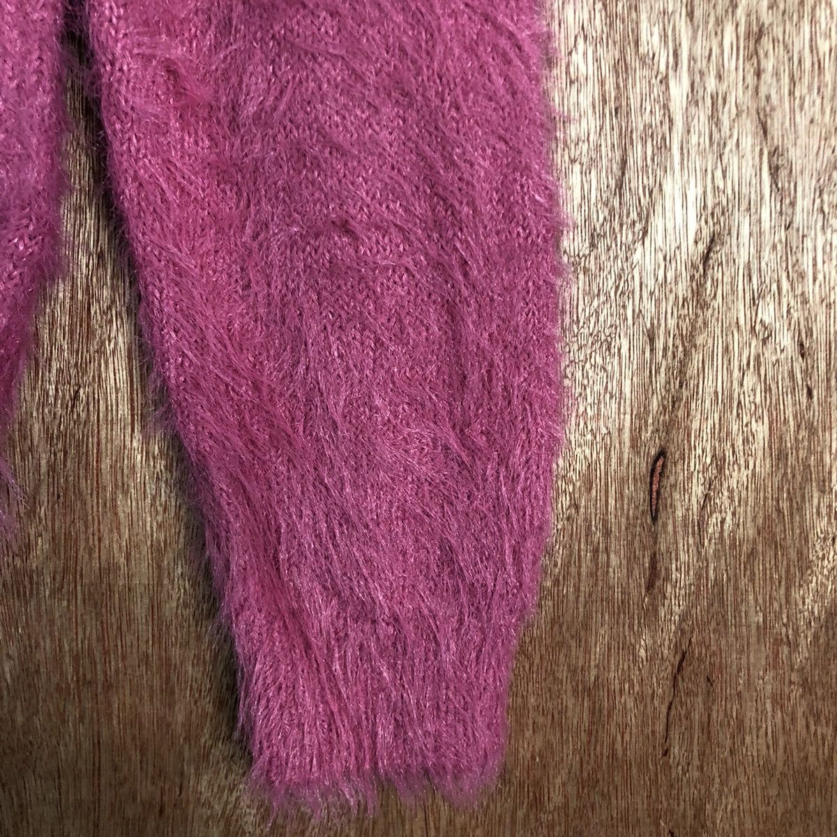 Homespun Knitwear Japanese Pink Mohair Soft Fur Shag Shaggy KNitwear Size US L / EU 52-54 / 3 - 4 Thumbnail