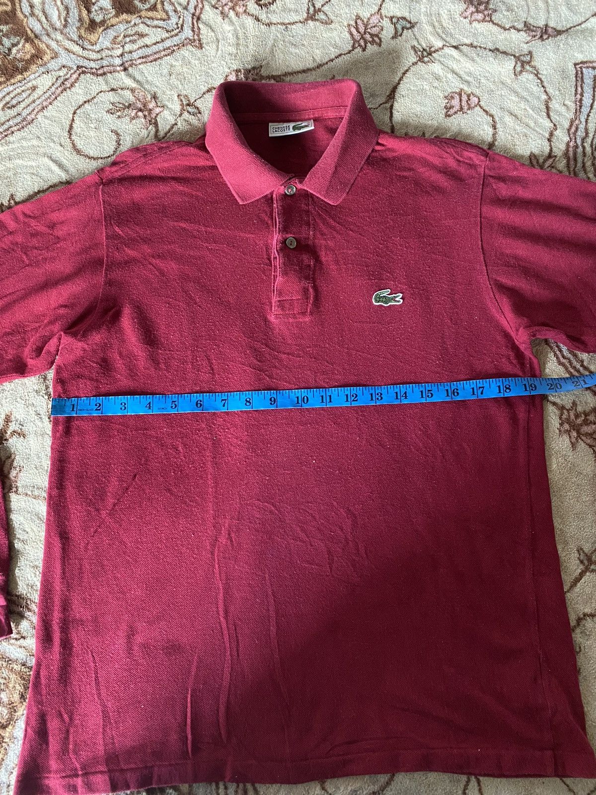 Lacoste Vintage Lacoste Long Sleeve Polo Shirt Size US M / EU 48-50 / 2 - 7 Thumbnail