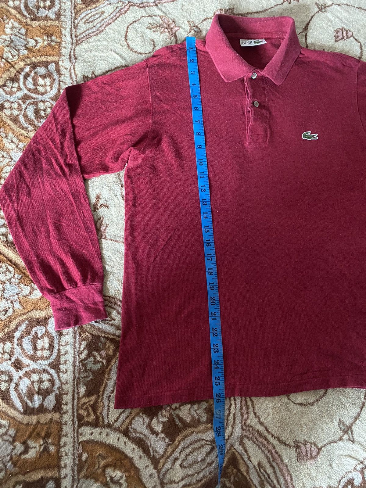Lacoste Vintage Lacoste Long Sleeve Polo Shirt Size US M / EU 48-50 / 2 - 8 Thumbnail