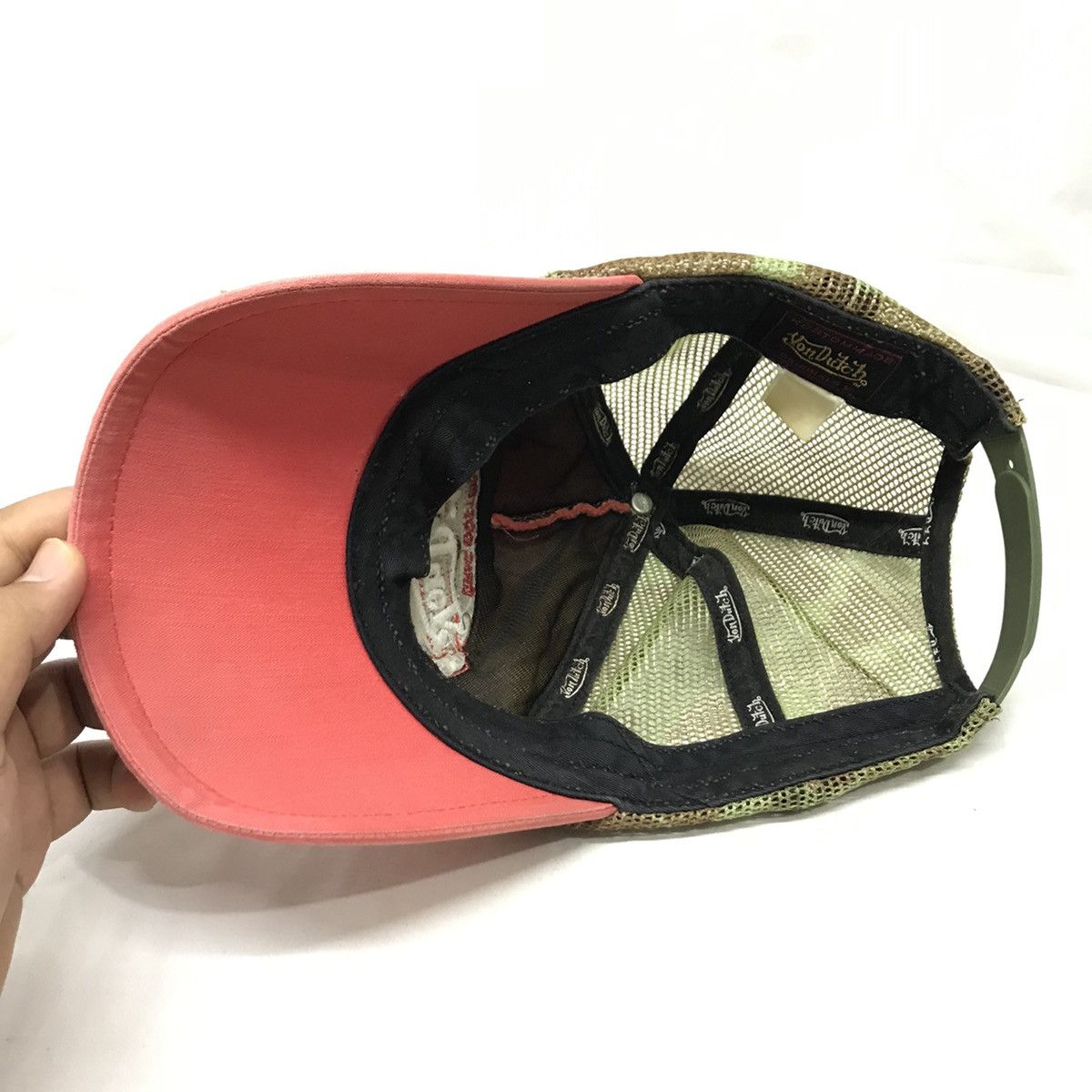 Von Dutch Eric Bostrom X Von Dutch Camo Skull Logo Trucker Hats Caps Size ONE SIZE - 6 Thumbnail