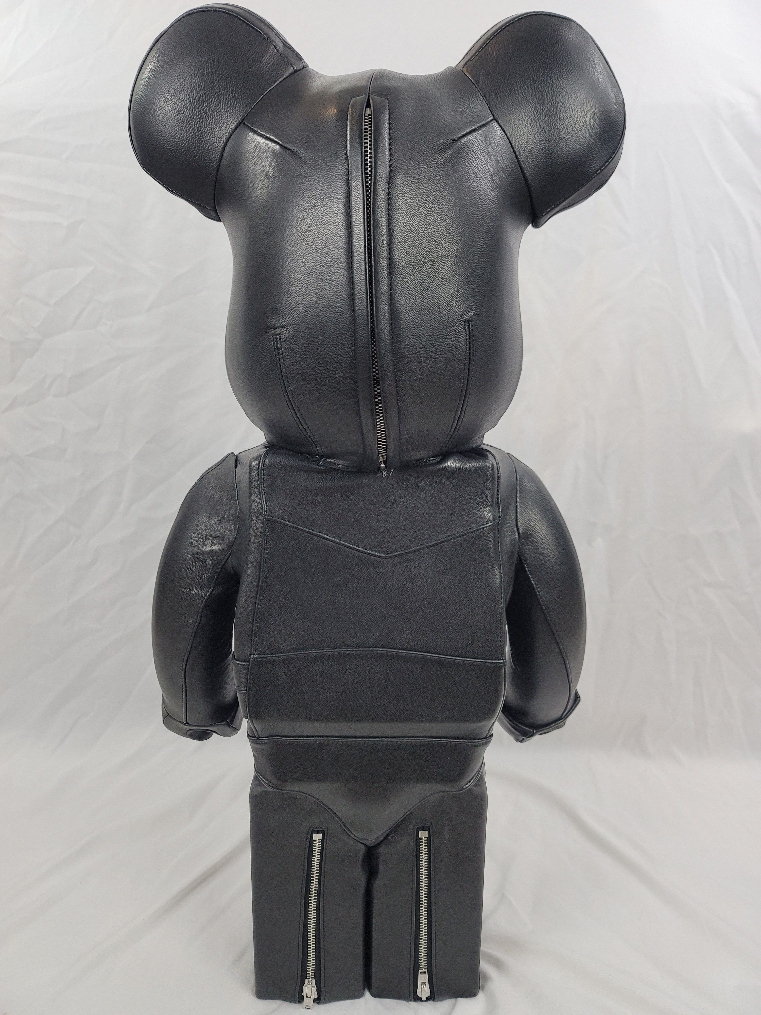 Lewis Leathers Medicom Toy 2019 Black Lewis Leathers × BE@RBRICK 1000% Size ONE SIZE - 7 Thumbnail