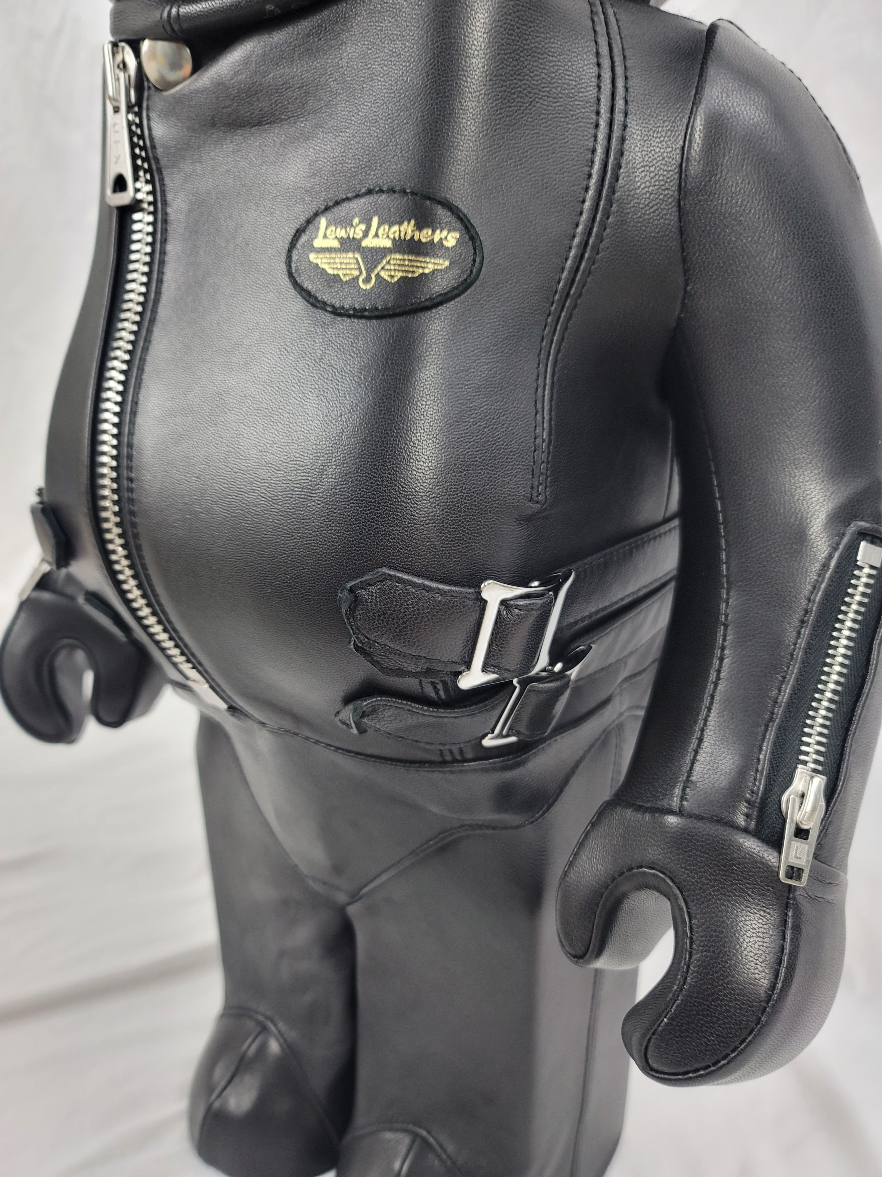 Lewis Leathers Medicom Toy 2019 Black Lewis Leathers × BE@RBRICK 1000% Size ONE SIZE - 3 Thumbnail