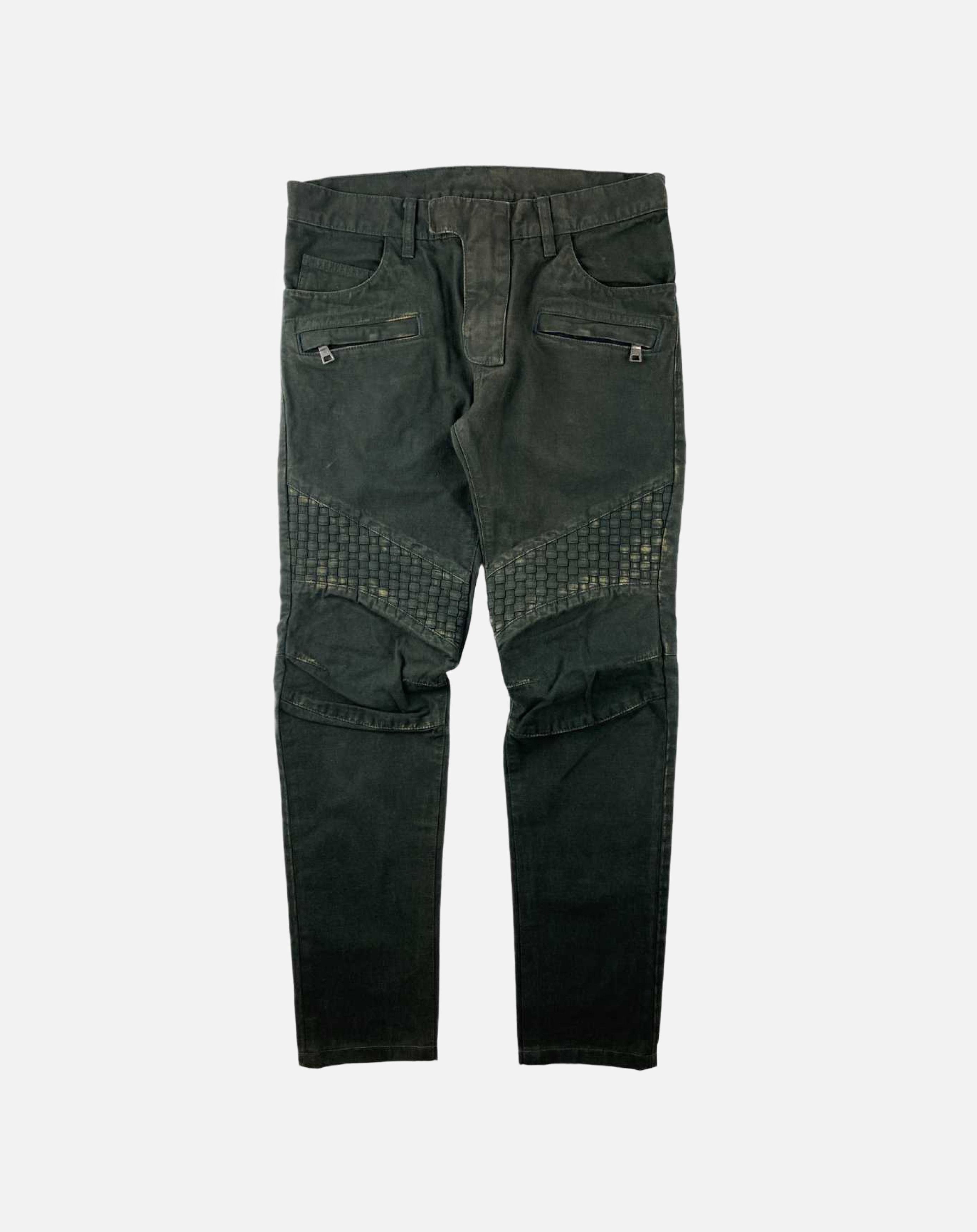 Image of Balmain Green Gradient Jeans, Men's (Size 31)