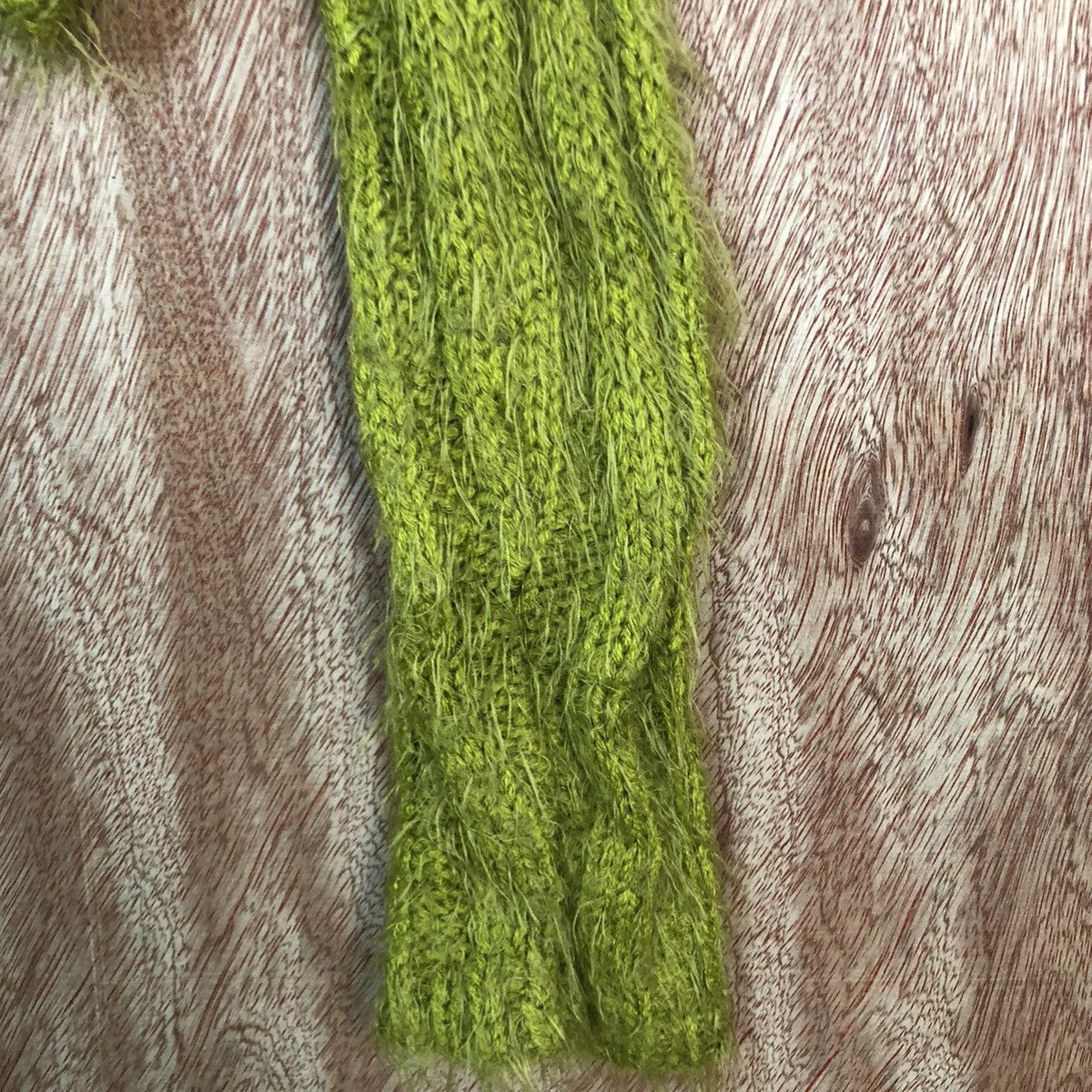 Homespun Knitwear Chille Light Green Mohair Shag Shaggy Knitwear Size US M / EU 48-50 / 2 - 3 Thumbnail