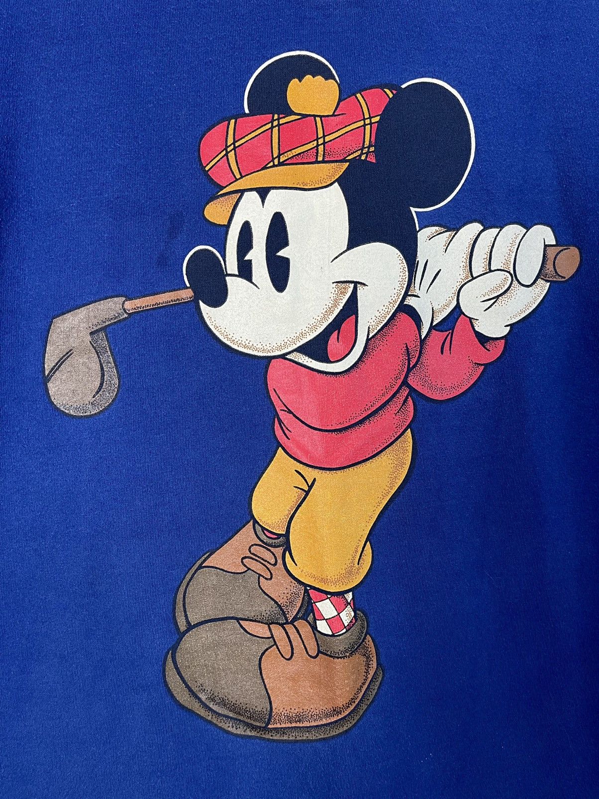 Mickey Mouse × Vintage Mickey Vintage USA💥Mickey Play Golf T-shirt Size US XL / EU 56 / 4 - 2 Thumbnail