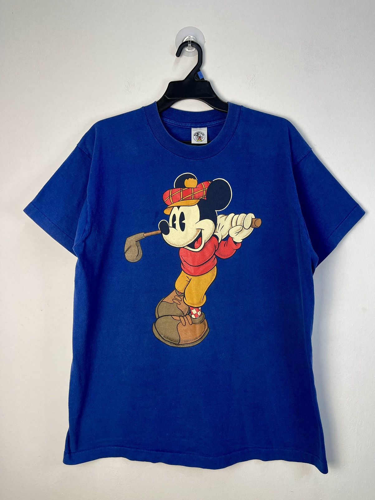 Mickey Mouse × Vintage Mickey Vintage USA💥Mickey Play Golf T-shirt Size US XL / EU 56 / 4 - 1 Thumbnail