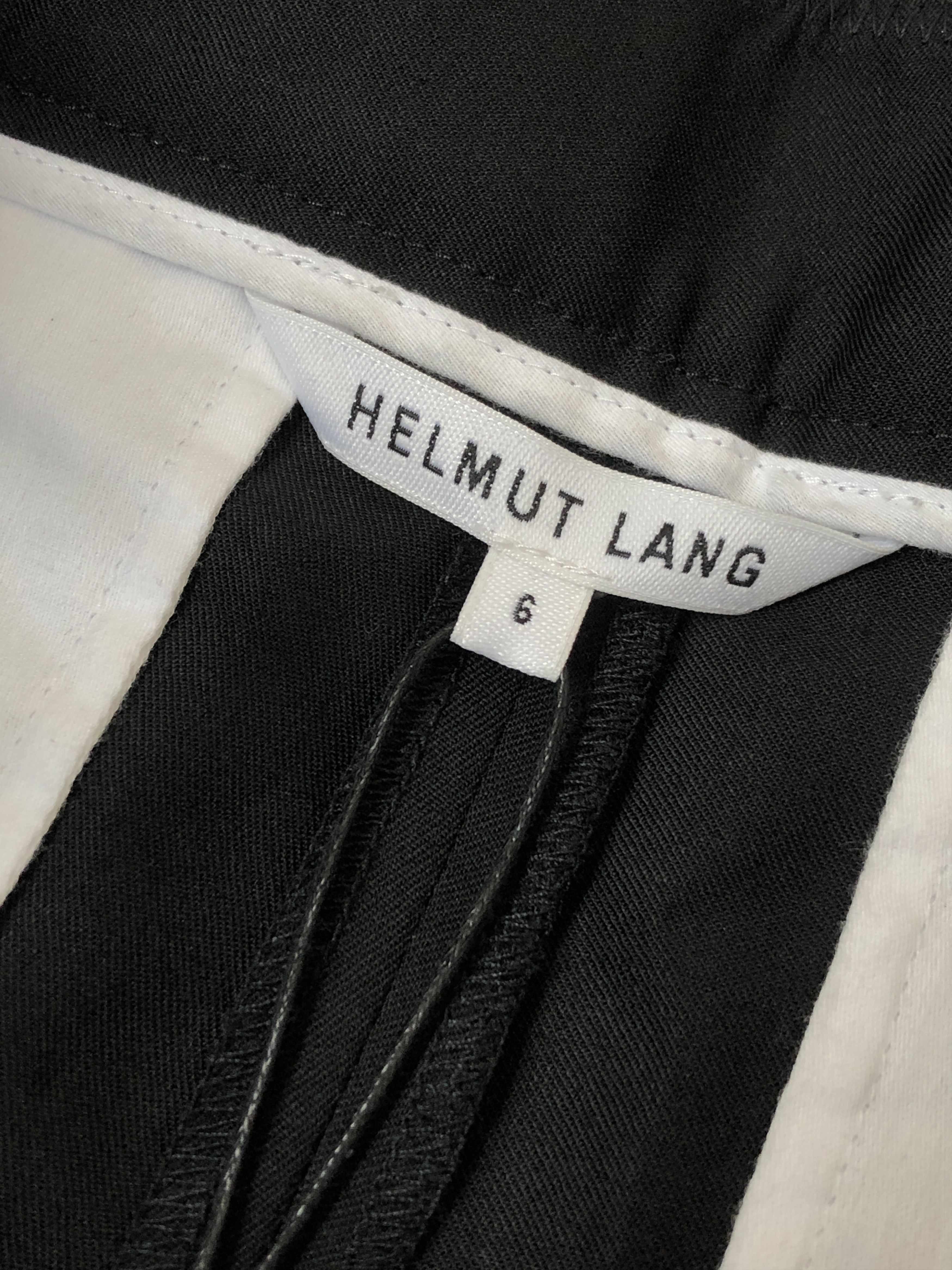 Helmut Lang ⚡️QUICK SALE⚡️Helmut Lang Black Button Pleat Suit Pants Size 28" / US 6 / IT 42 - 6 Thumbnail