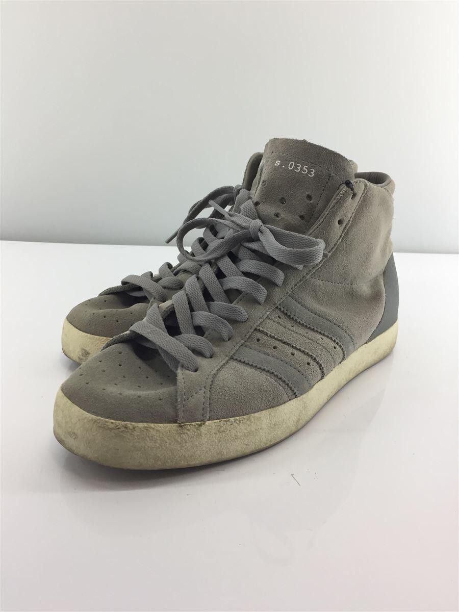 Adidas × Takahiromiyashita The Soloist. Grey Suede Hi-Top Sneakers Size US 9 / EU 42 - 1 Thumbnail