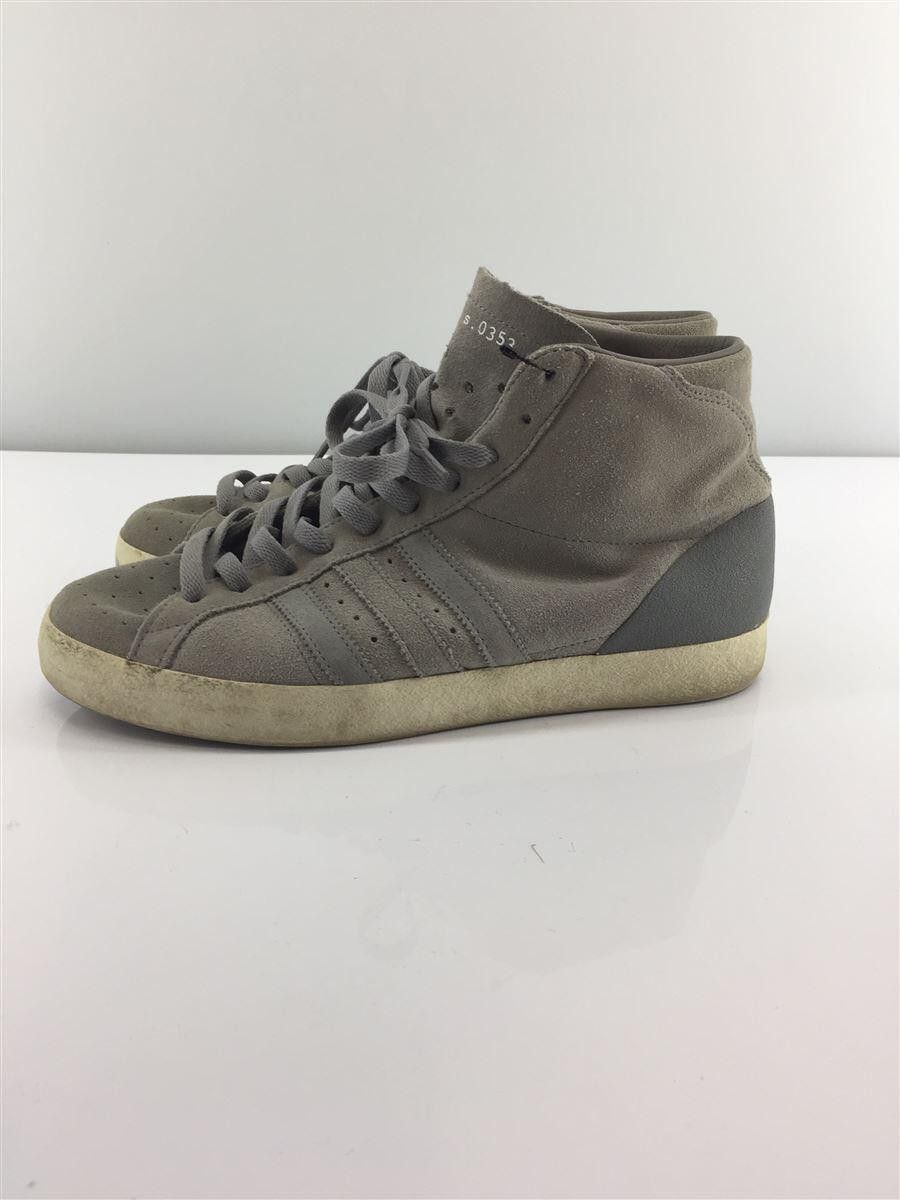 Adidas × Takahiromiyashita The Soloist. Grey Suede Hi-Top Sneakers Size US 9 / EU 42 - 2 Thumbnail