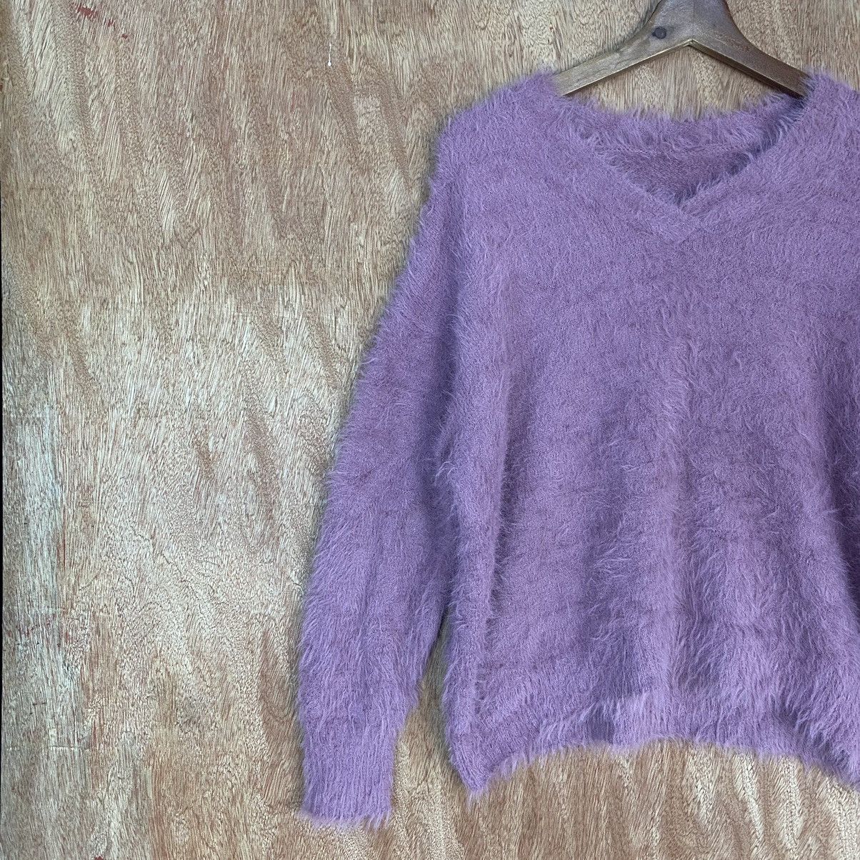 Homespun Knitwear Japan purple mohair shag shaggy knitwear Size US M / EU 48-50 / 2 - 7 Thumbnail