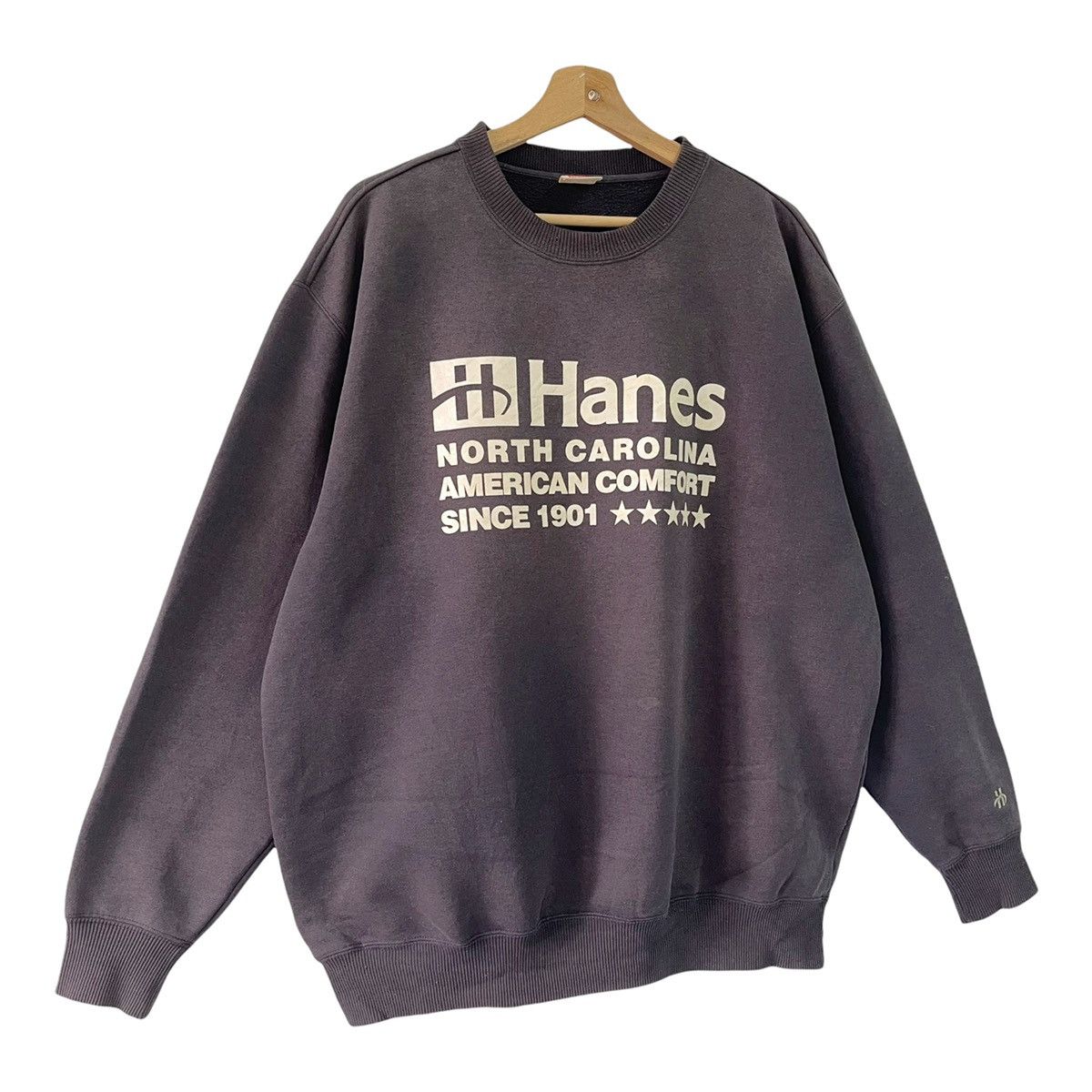 Hanes FADED !! Vintage 90’s Hanes Crewneck Sweatshirt Size XL Size US XL / EU 56 / 4 - 2 Thumbnail