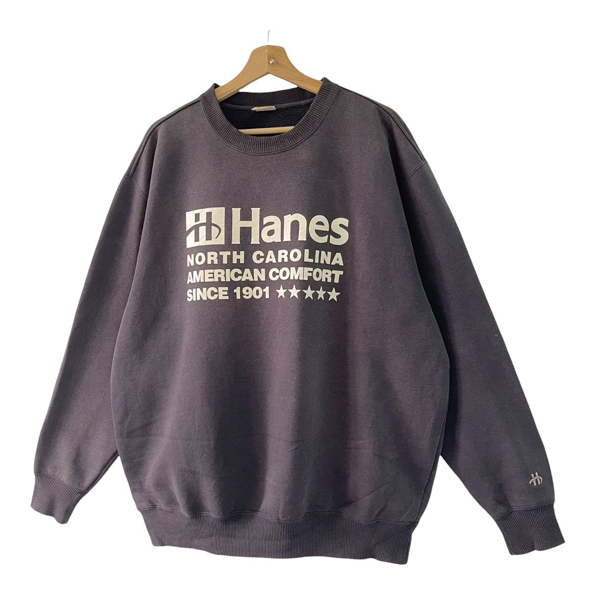 Hanes FADED !! Vintage 90’s Hanes Crewneck Sweatshirt Size XL Size US XL / EU 56 / 4 - 3 Thumbnail