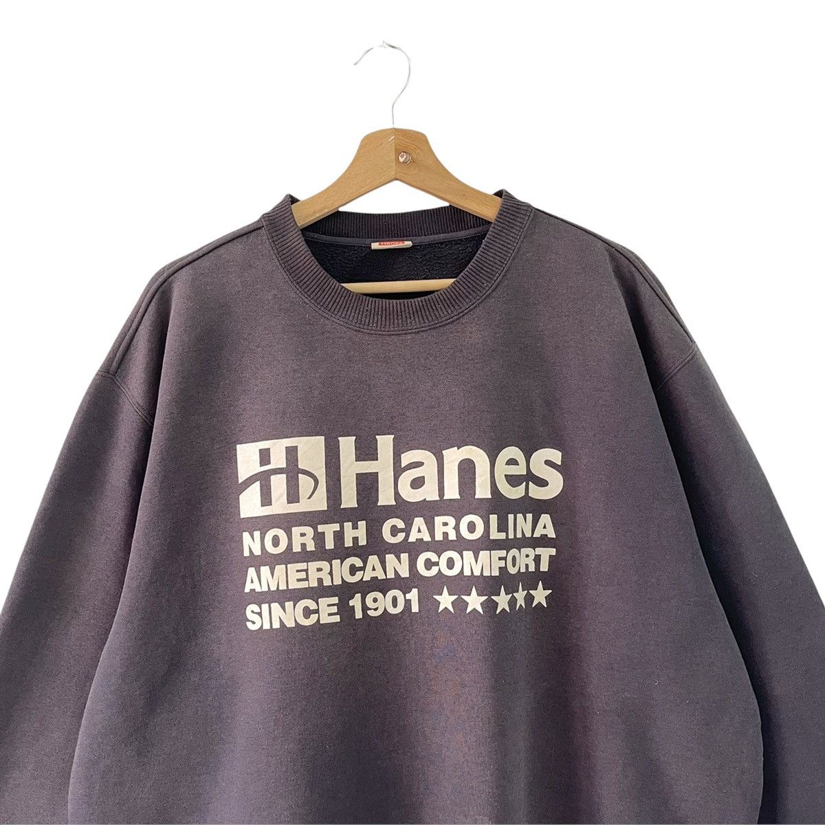 Hanes FADED !! Vintage 90’s Hanes Crewneck Sweatshirt Size XL Size US XL / EU 56 / 4 - 4 Thumbnail