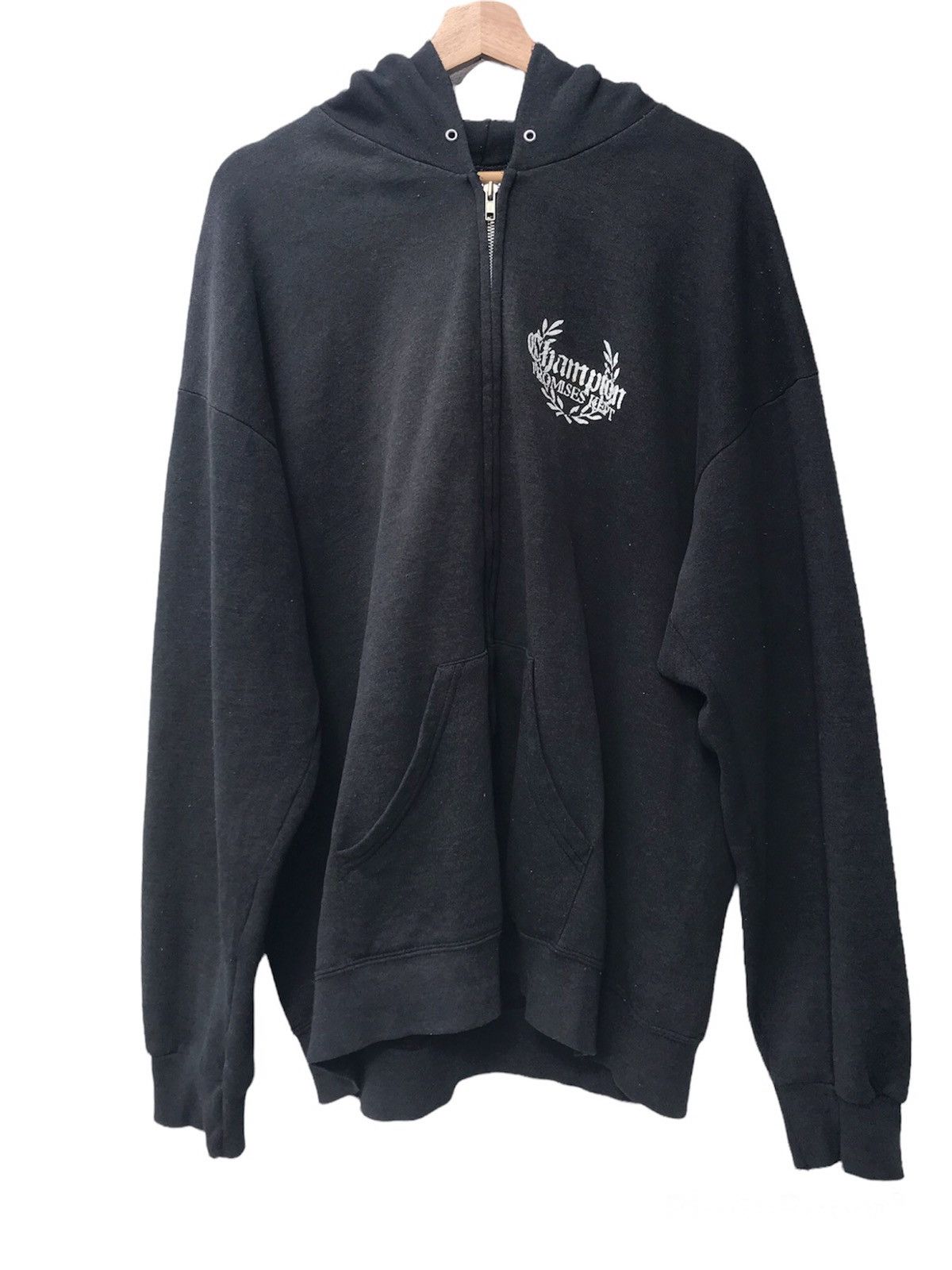 Faded VTG Lee x Champion Seattle Hardcore Punk Zip Up Hoodie