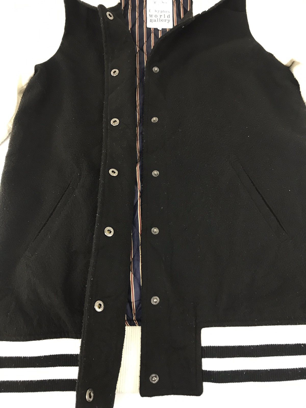Japanese Brand Vtg E hypheno Versity Jacket Hoodie Woll Quilted Inner Size US M / EU 48-50 / 2 - 4 Thumbnail