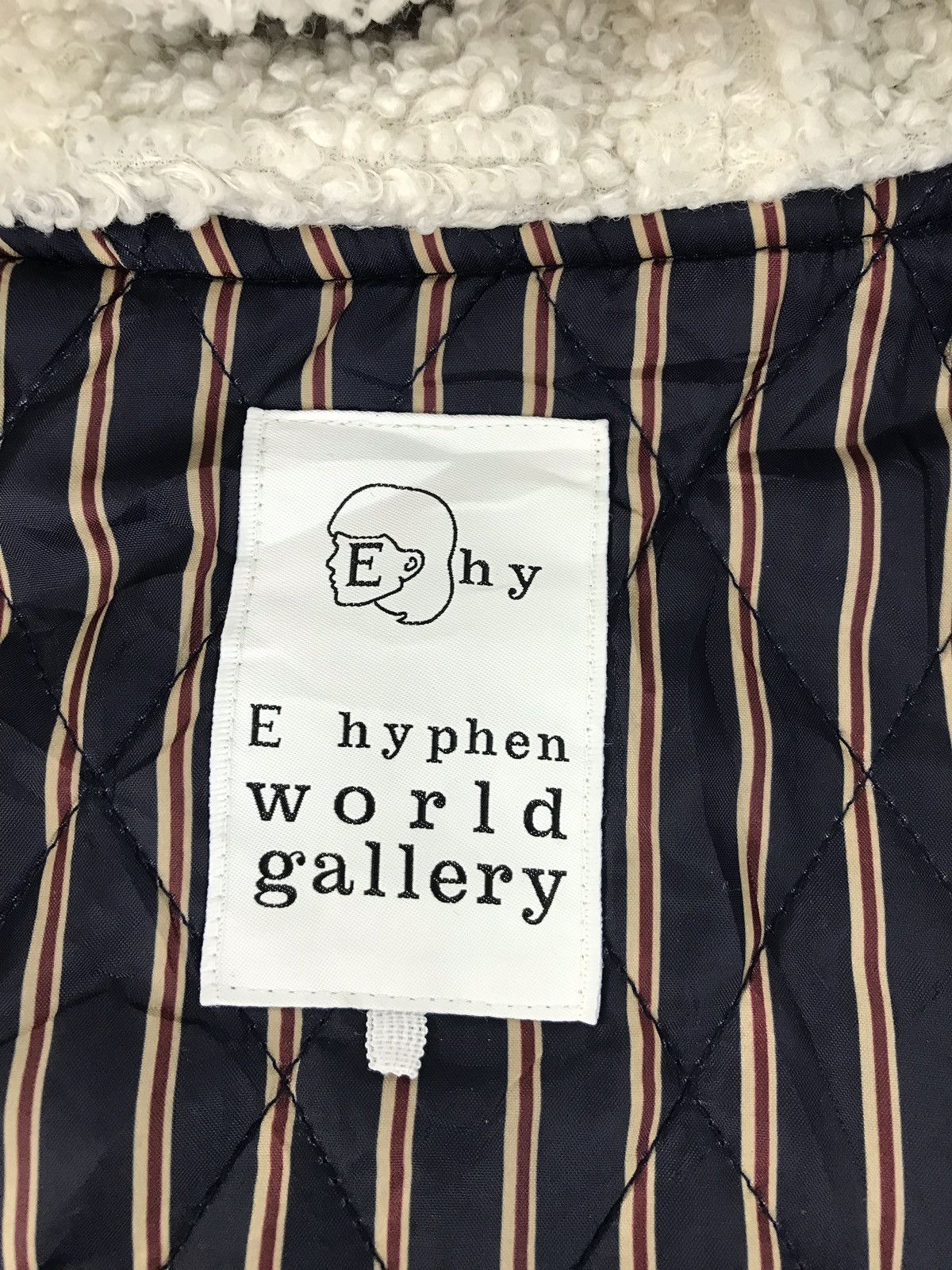 Japanese Brand Vtg E hypheno Versity Jacket Hoodie Woll Quilted Inner Size US M / EU 48-50 / 2 - 6 Thumbnail