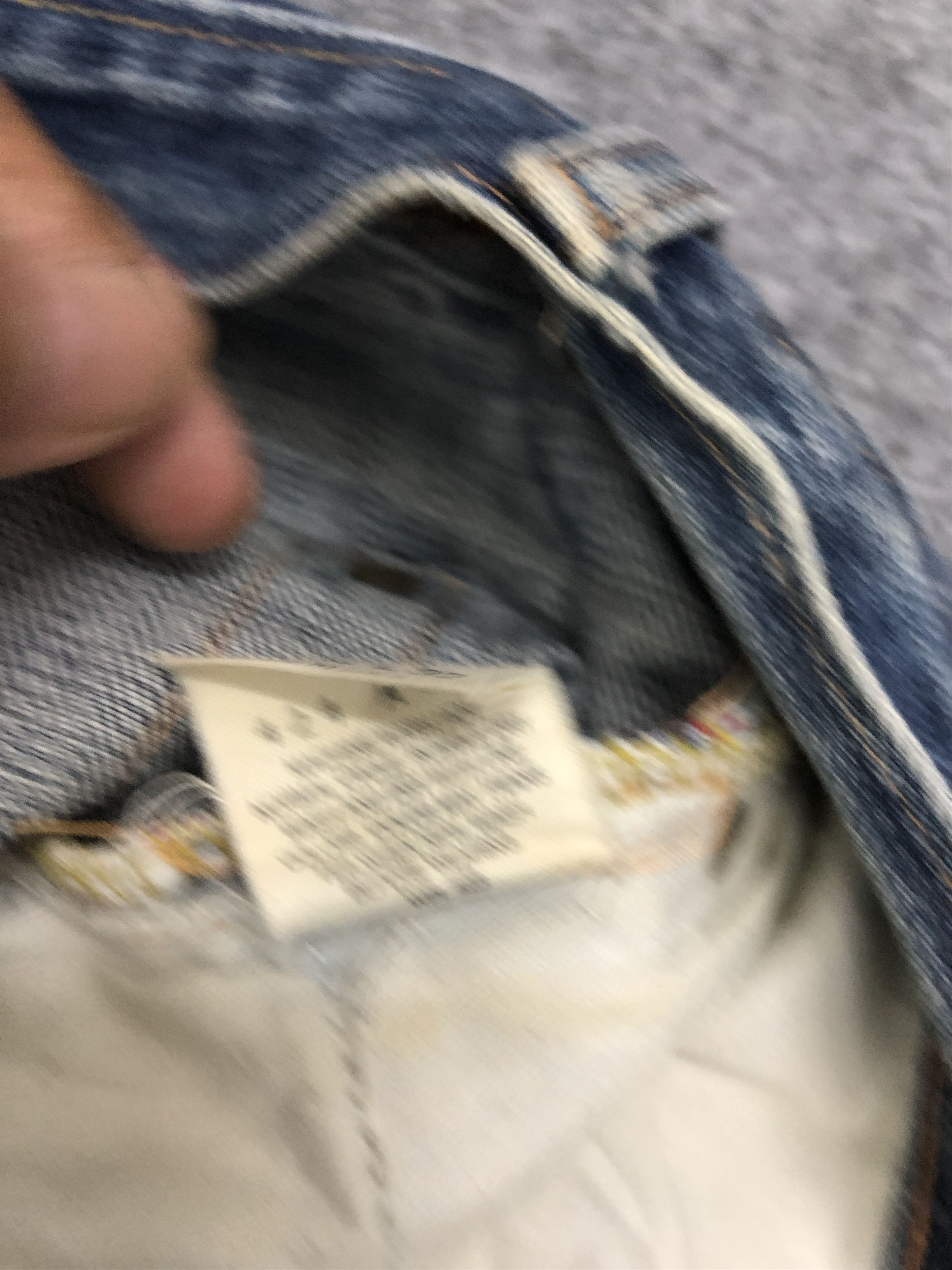 Levi's Vintage 90s Levis 501 Faded Blue Jeans DP1043 Size US 35 - 8 Thumbnail