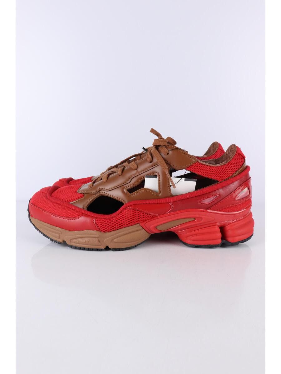 Adidas × Raf Simons "Scarlet Red" Ozweego Sneakers Size US 9.5 / EU 42-43 - 2 Thumbnail