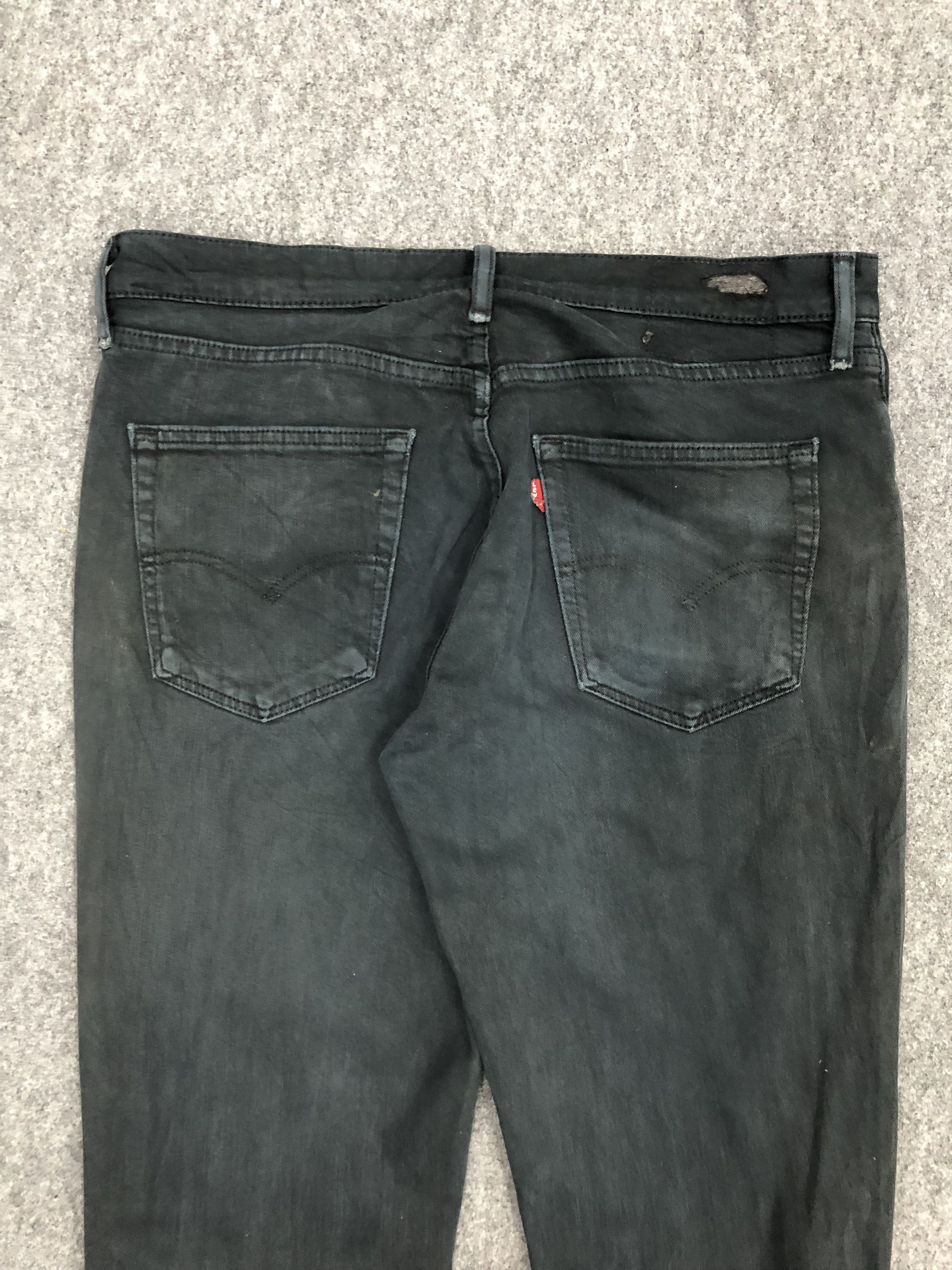 Levi's Vintage Levis 511 Faded Black Jeans DP1040 Size US 37 - 4 Thumbnail