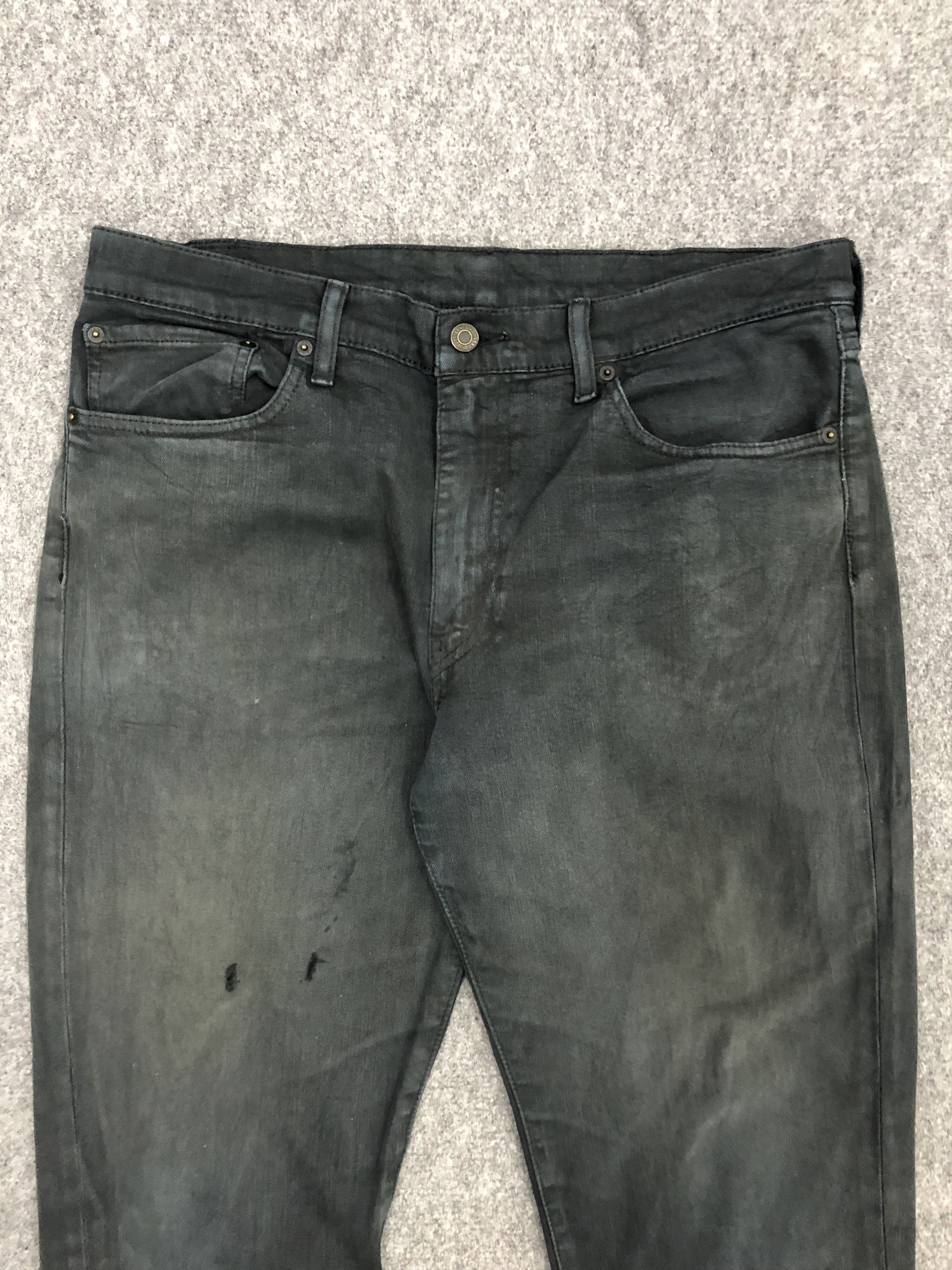 Levi's Vintage Levis 511 Faded Black Jeans DP1040 Size US 37 - 2 Thumbnail