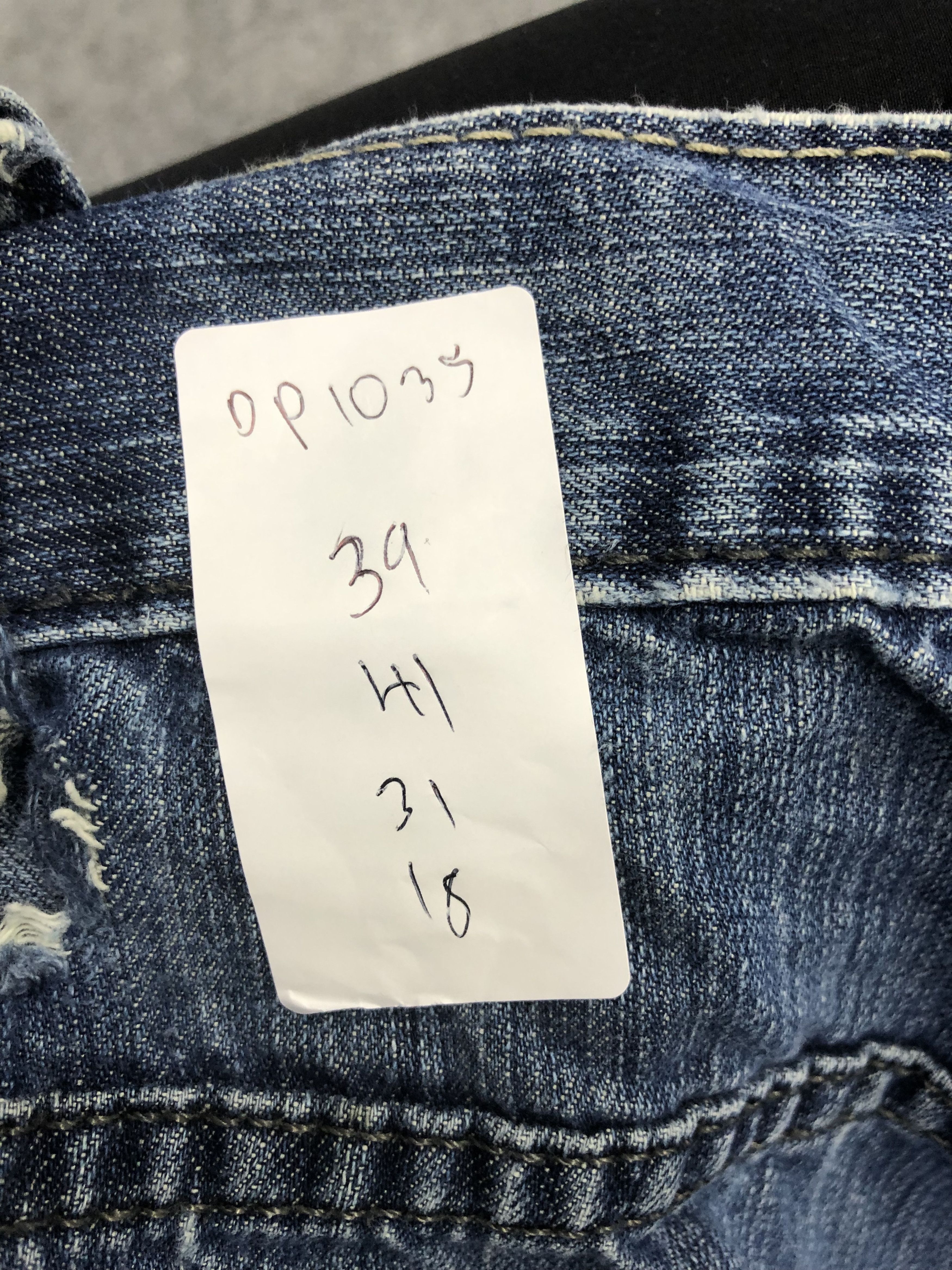 Levi's × Vintage Vintage Levis 514 Faded Blue Jeans DP1035 Size US 39 - 17 Thumbnail