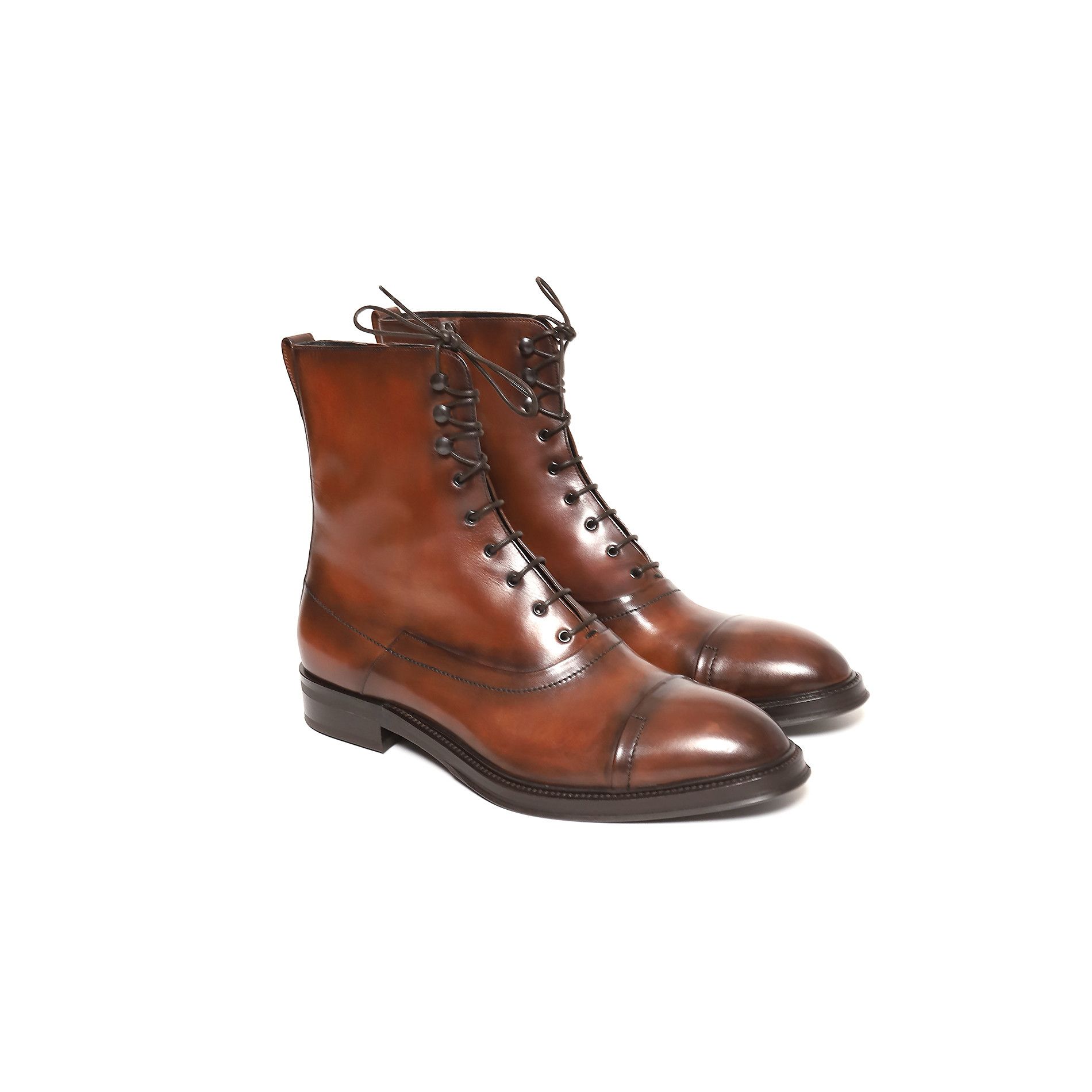 Pre-owned Berluti X Haider Ackermann Fw17 Brown Bergen Zip Boots | ModeSens