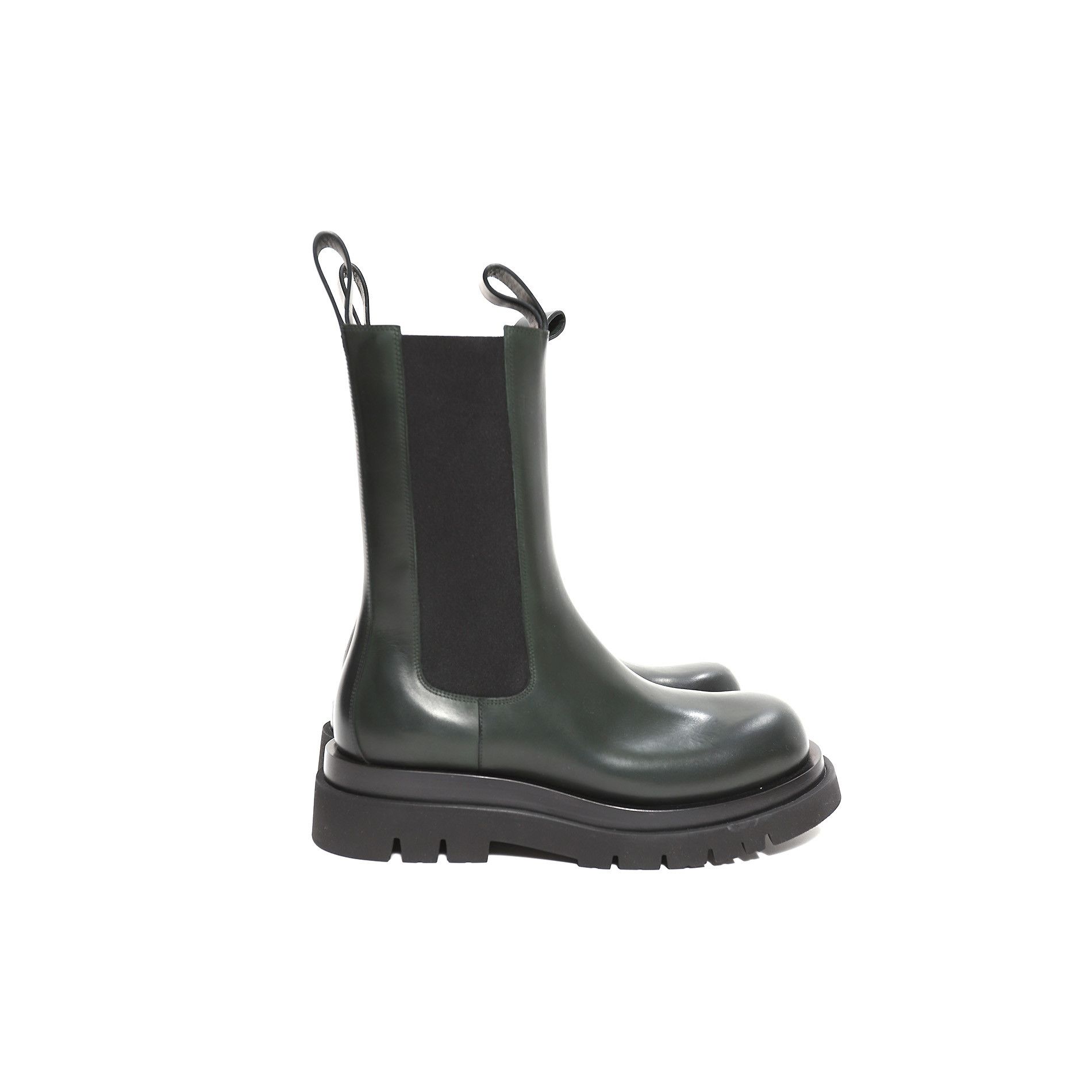 by Daniel Lee Bottle Green Lug Boots