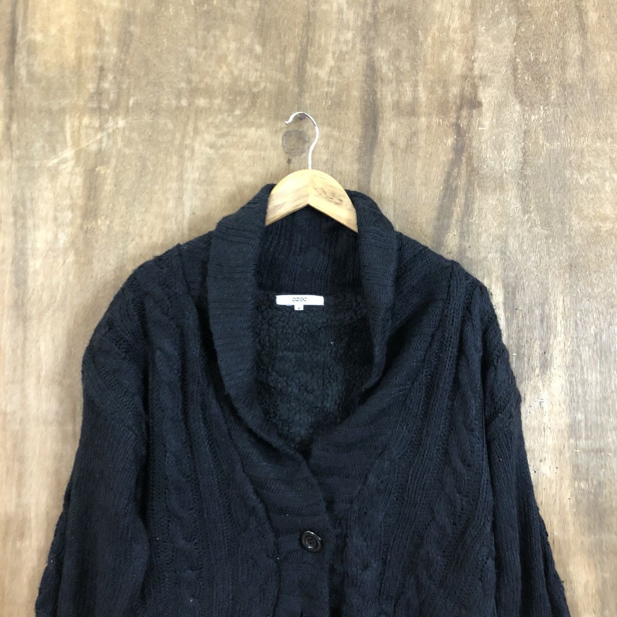 Japanese Brand Ozol Dark Blue Cardigan Knitwear #153 Size US M / EU 48-50 / 2 - 2 Thumbnail