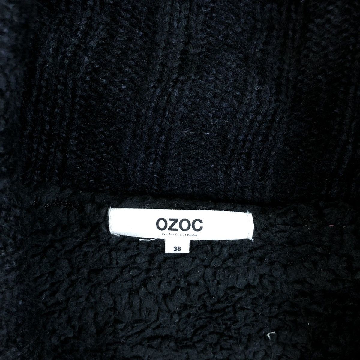 Japanese Brand Ozol Dark Blue Cardigan Knitwear #153 Size US M / EU 48-50 / 2 - 5 Thumbnail