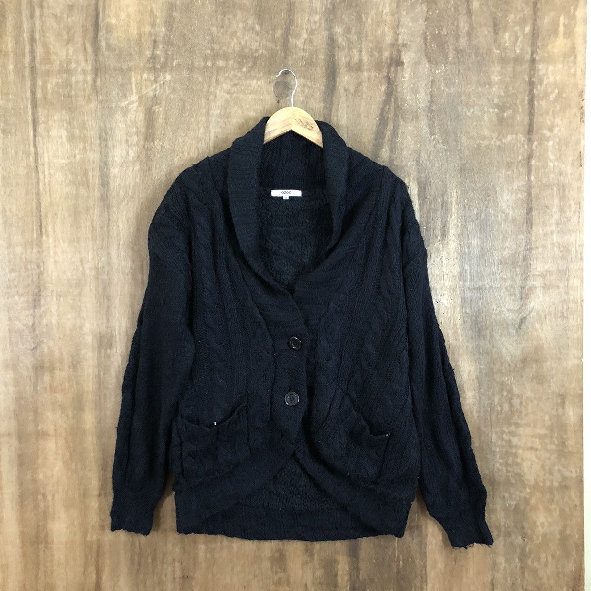 image of Ozol Dark Blue Cardigan Knitwear 153, Men's (Size Medium)