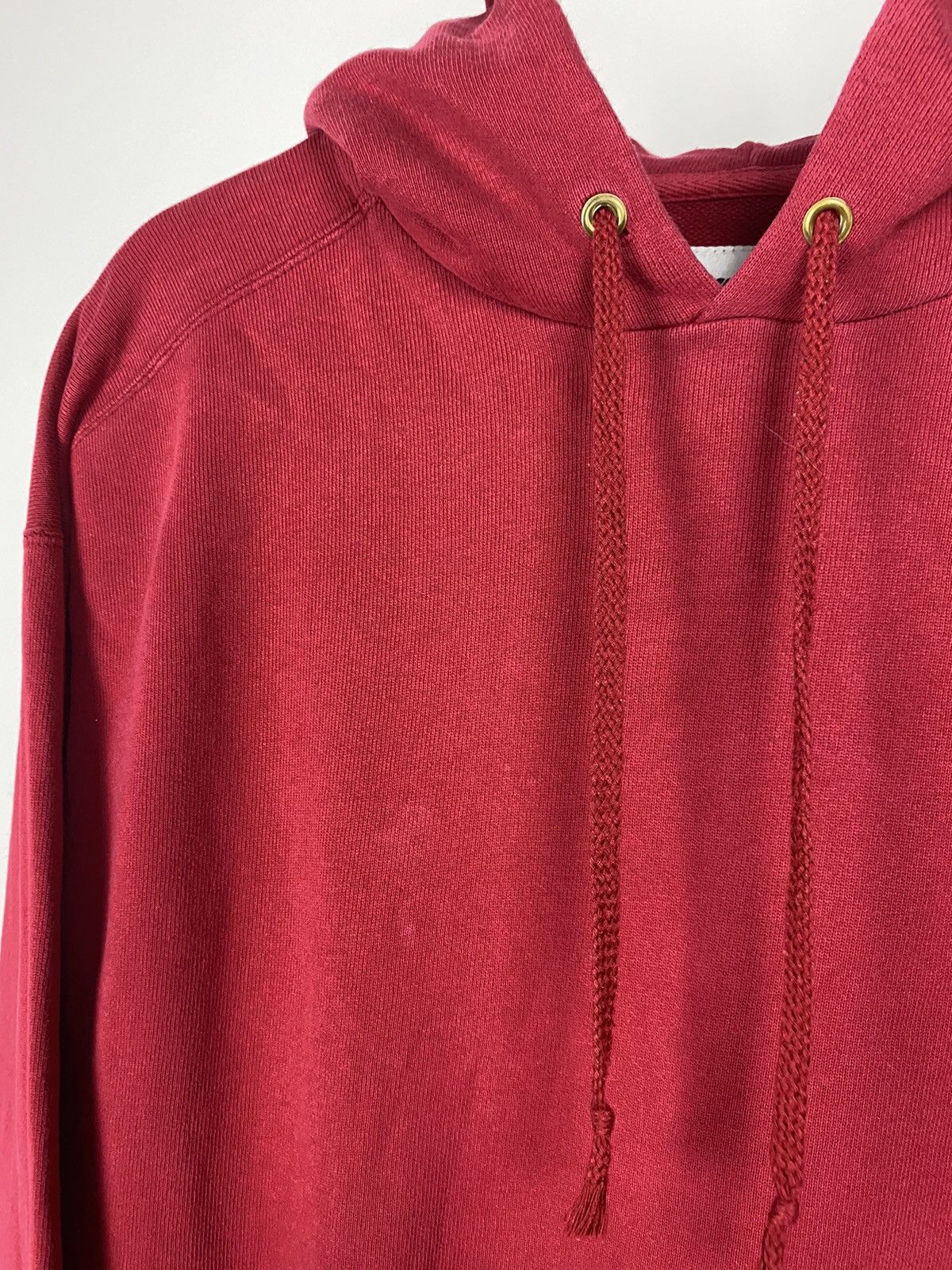 Nike × Vintage 90s Nike vintage red hoodie small swoosh sweatshirt Size US L / EU 52-54 / 3 - 4 Thumbnail