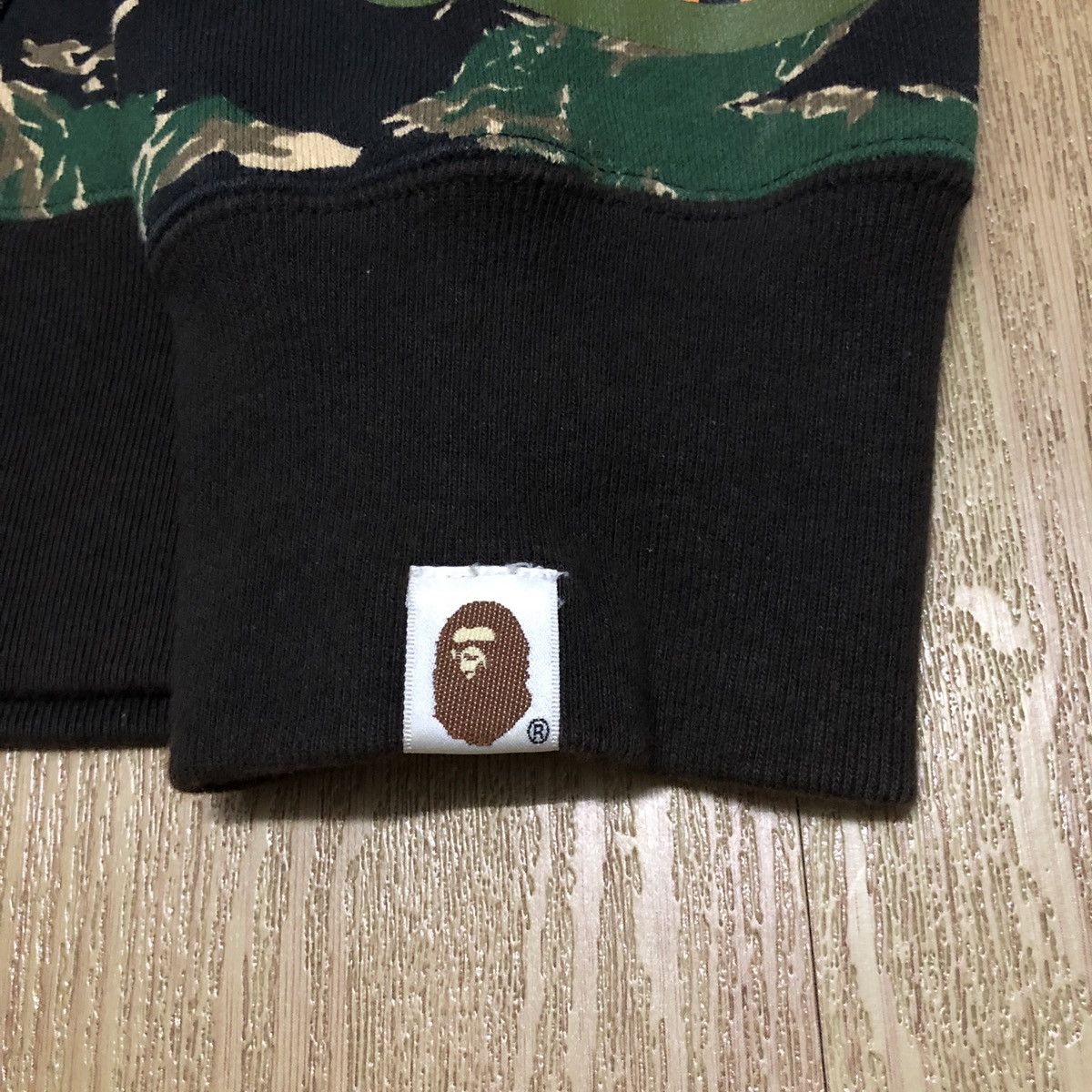 Bape Tiger Camo Shark Full Zip Hoodie Size US L / EU 52-54 / 3 - 7 Thumbnail