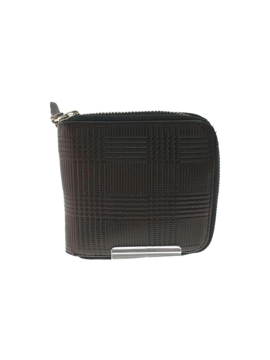 image of Visvim Pvc Bifold Zip-Up Wallet in Dark Brown, Men's