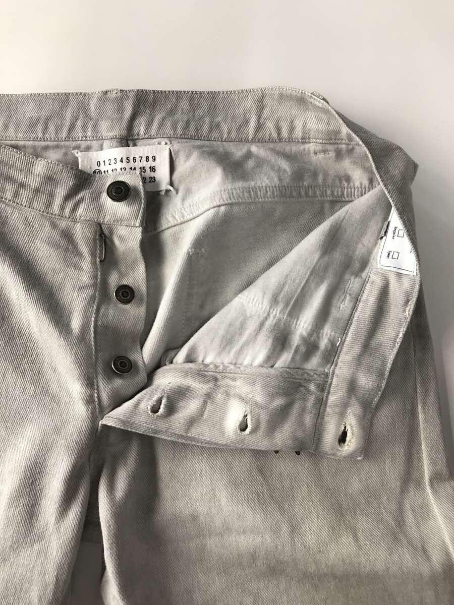 Maison Margiela Cropped Raw Hem Cotton Pants Size US 30 / EU 46 - 3 Thumbnail