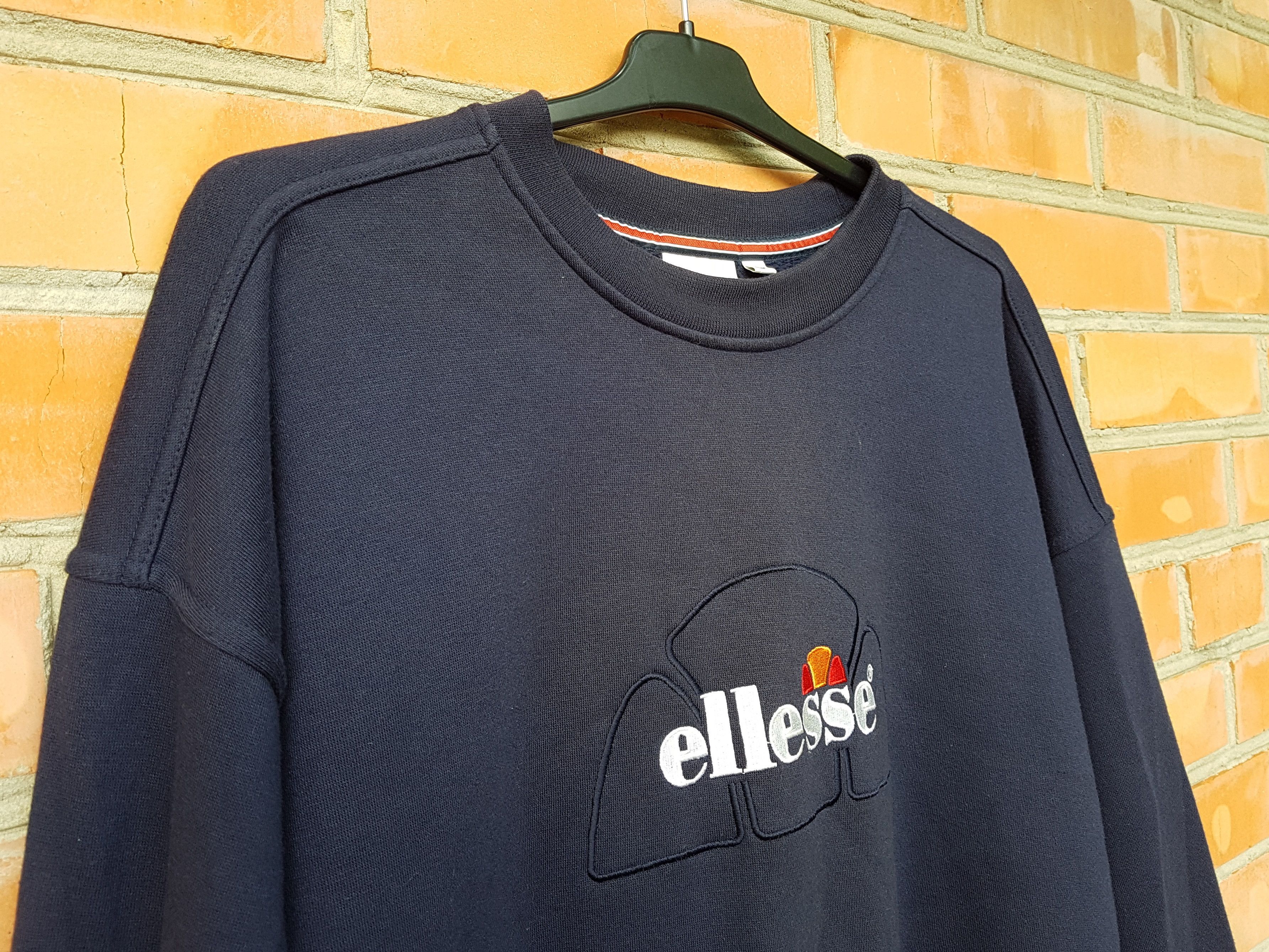 Ellesse Vintage Ellesse y2k Big Logo Crew Sweatshirt Size US L / EU 52-54 / 3 - 3 Thumbnail