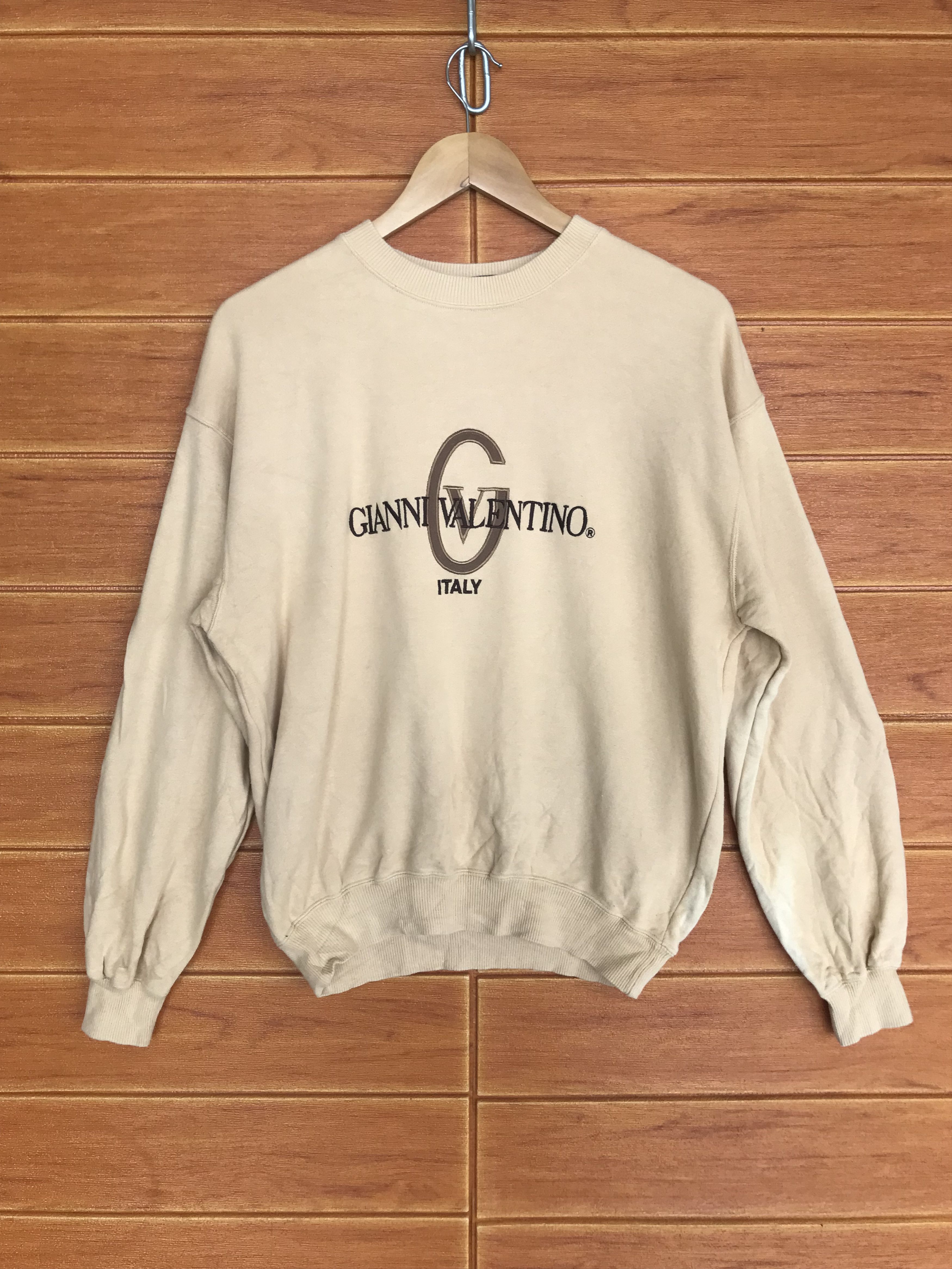 Gianni Valentino Vintage Gianni Valentino Italy Sweatshirt Size US M / EU 48-50 / 2 - 2 Thumbnail