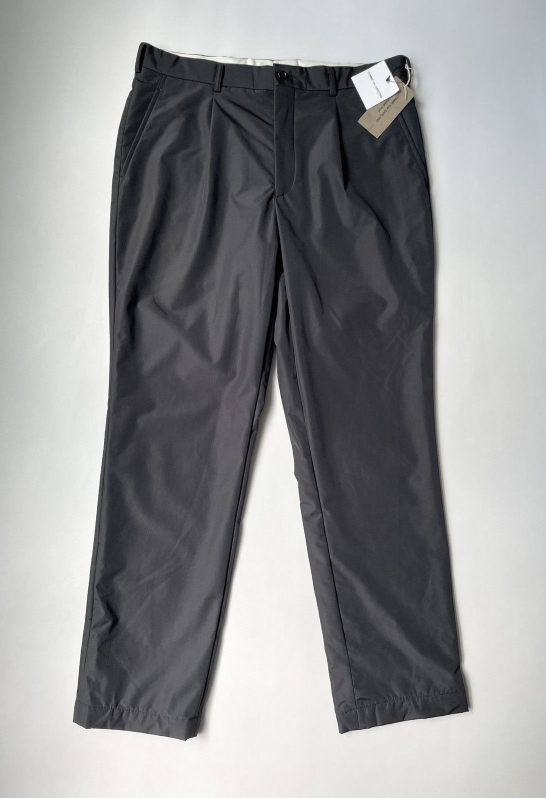Comme des Garcons Homme Plus A/W 05 Gray Nylon Straight Leg Pants Size US 34 / EU 50 - 14 Thumbnail