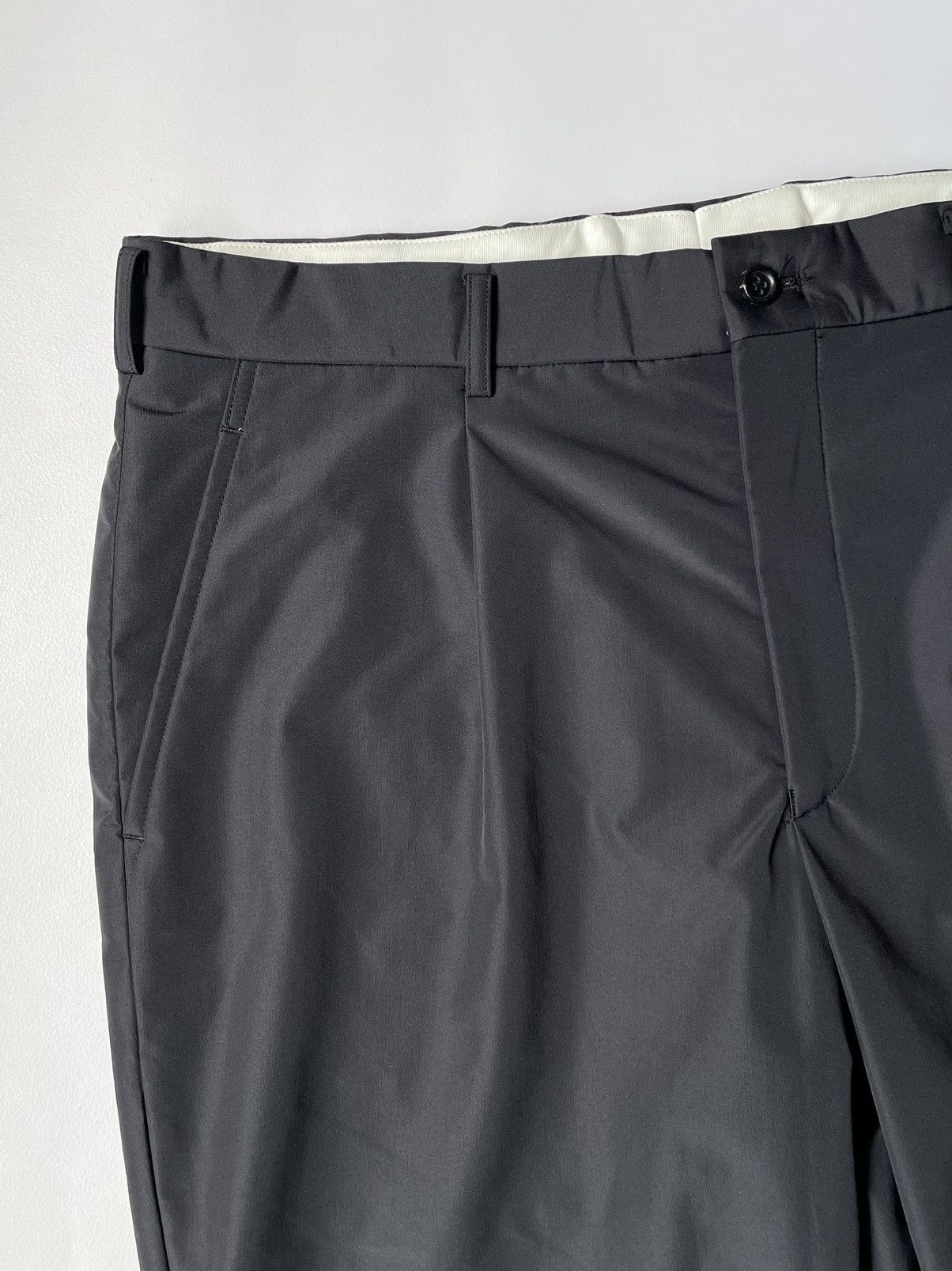 Comme des Garcons Homme Plus A/W 05 Gray Nylon Straight Leg Pants Size US 34 / EU 50 - 3 Thumbnail