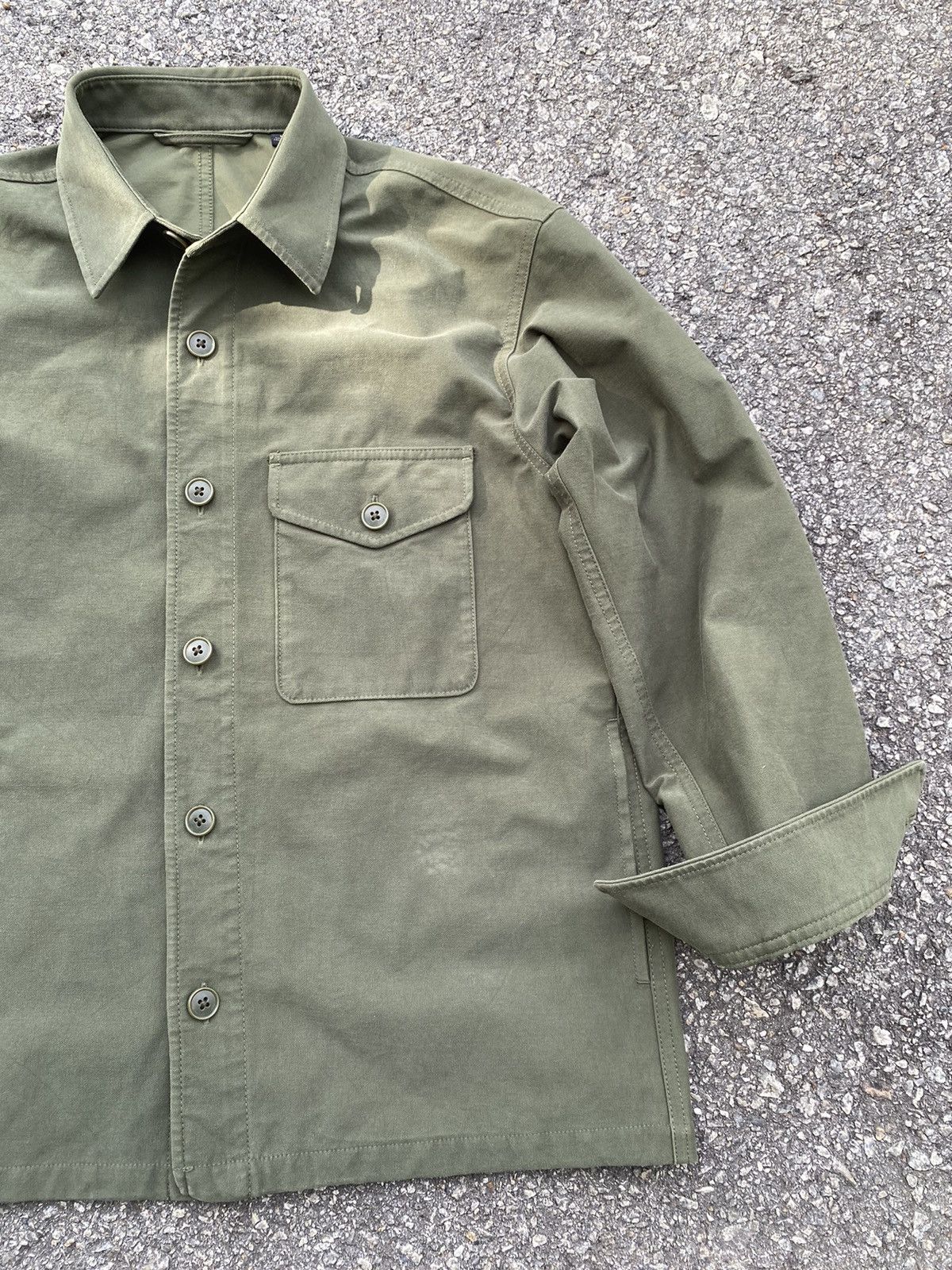 Lemaire × Uniqlo green overshirt Size US S / EU 44-46 / 1 - 3 Thumbnail