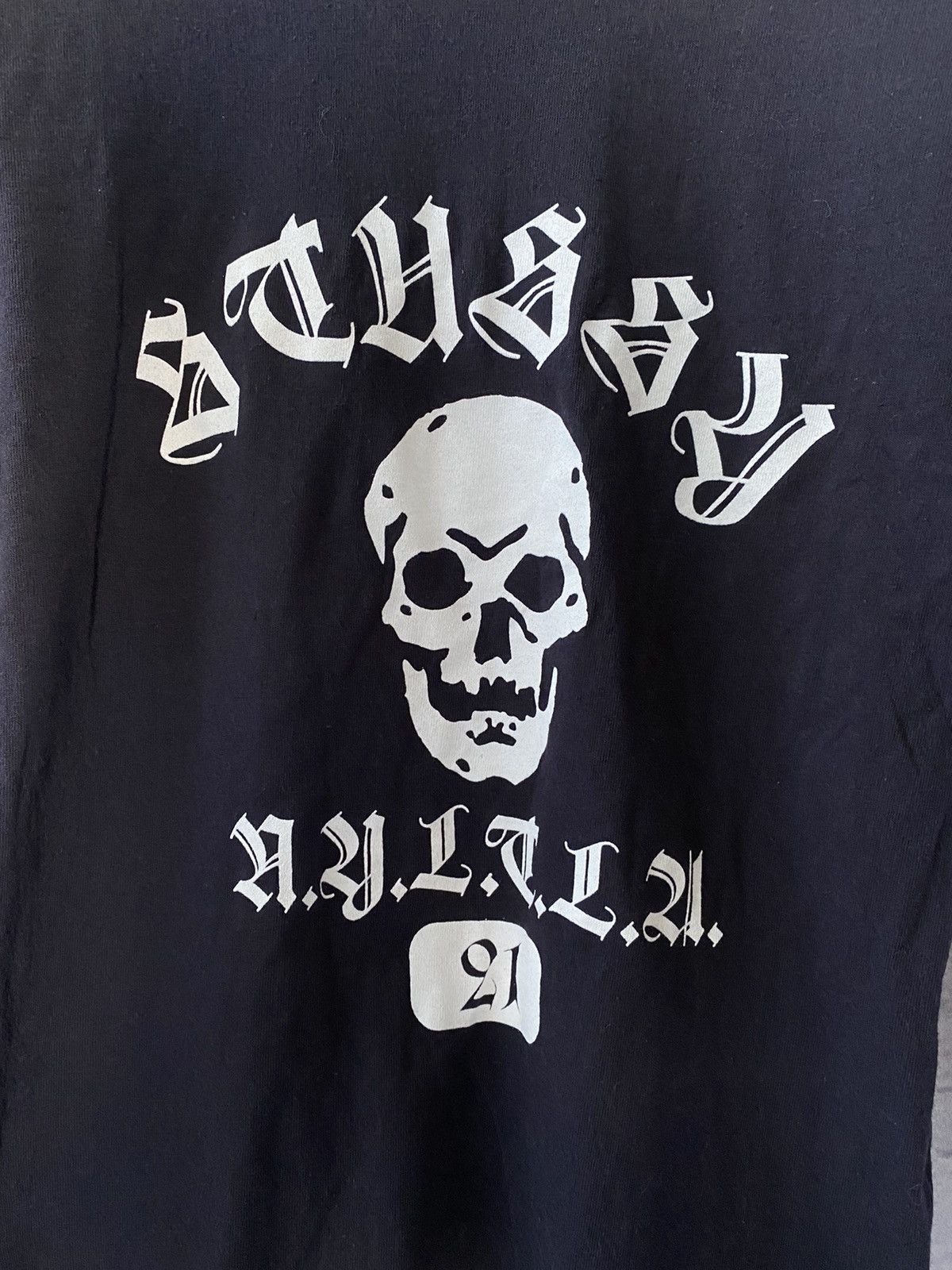 Stussy × Vintage Vintage Stussy Skull longsleeve | Grailed