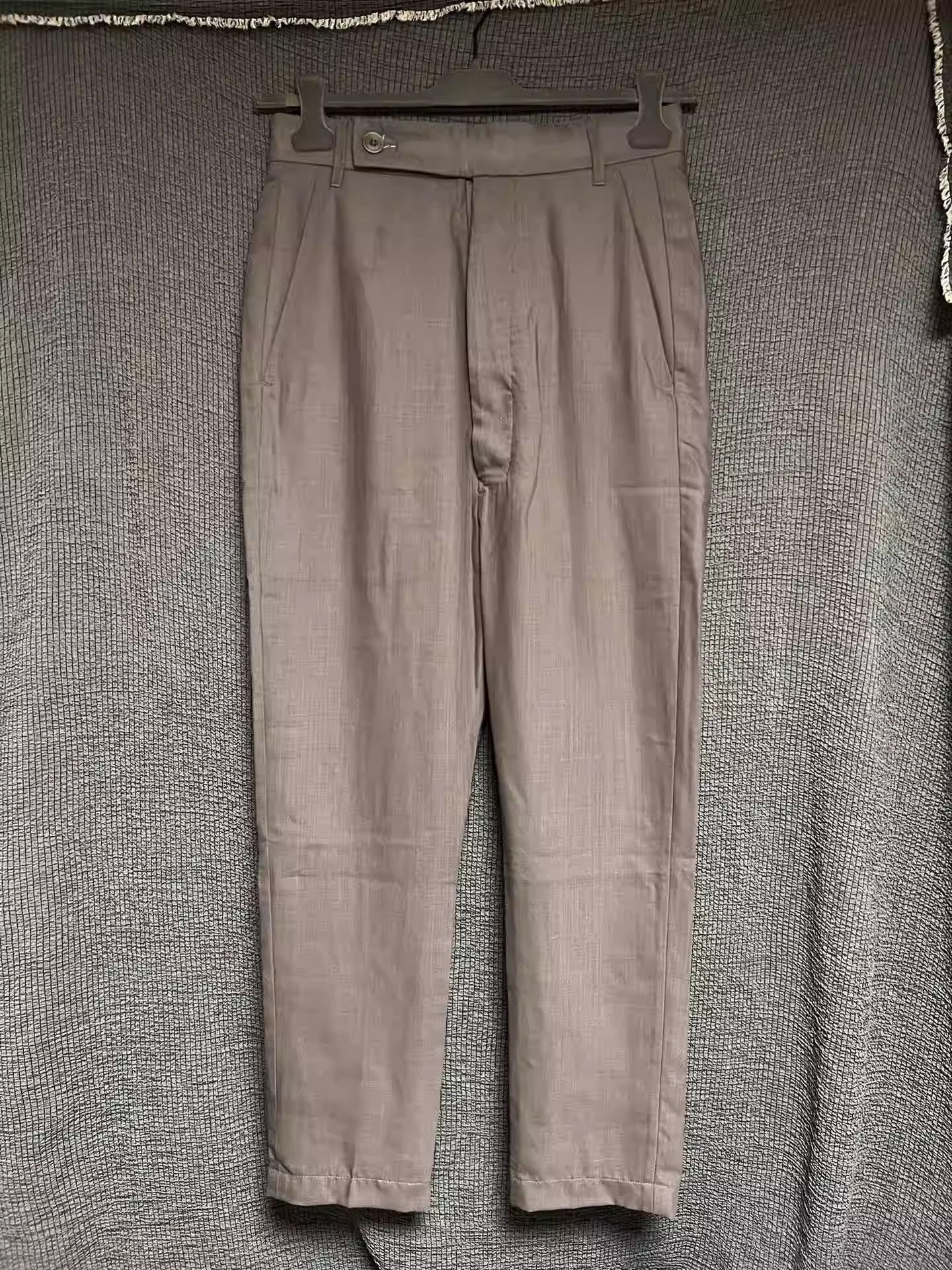 Rick Owens' early mainline double-layer wool crotch trousers