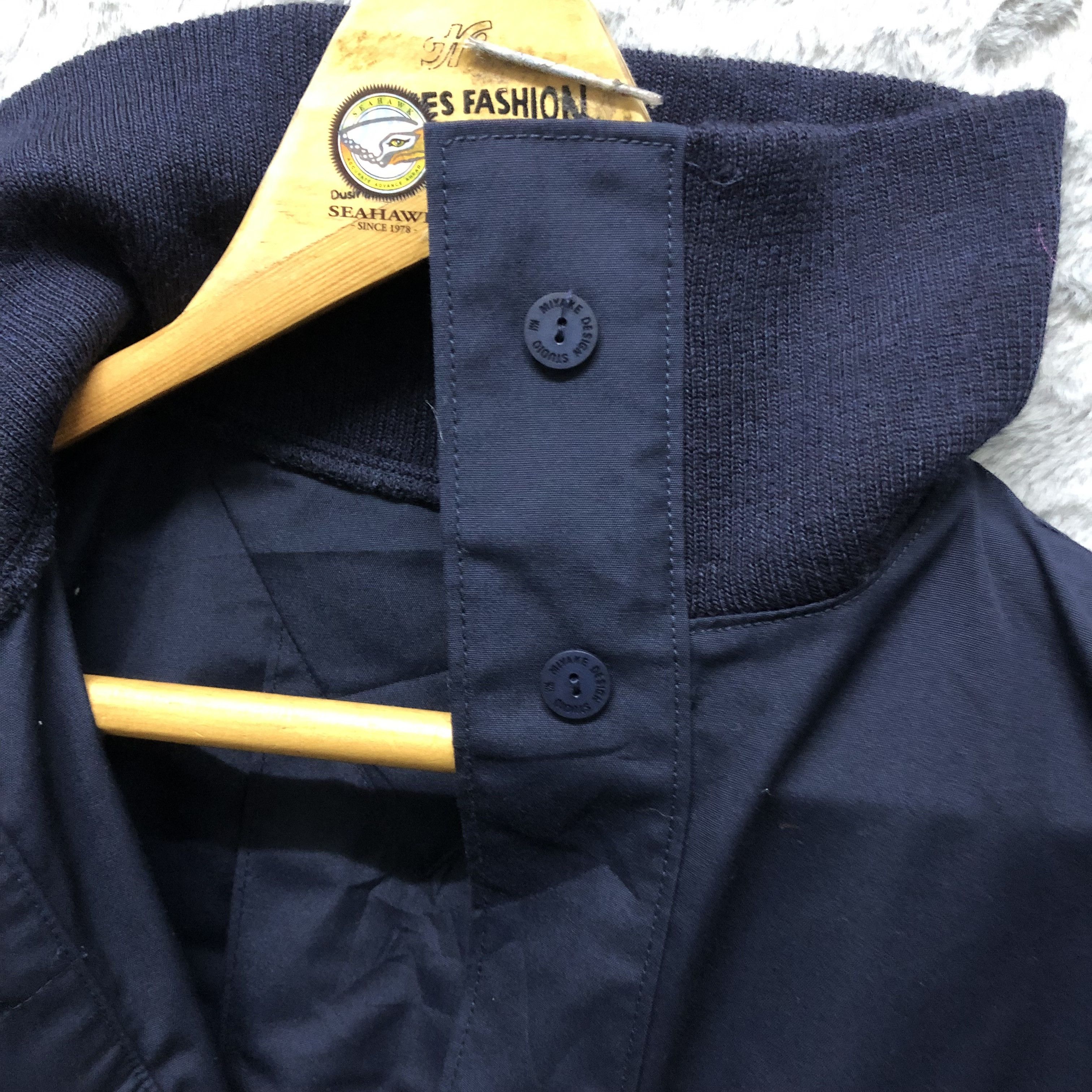 Issey Miyake IM Issey Miyake Design Studio Navy Squirrel Jacket #5030-34 Size US M / EU 48-50 / 2 - 9 Thumbnail