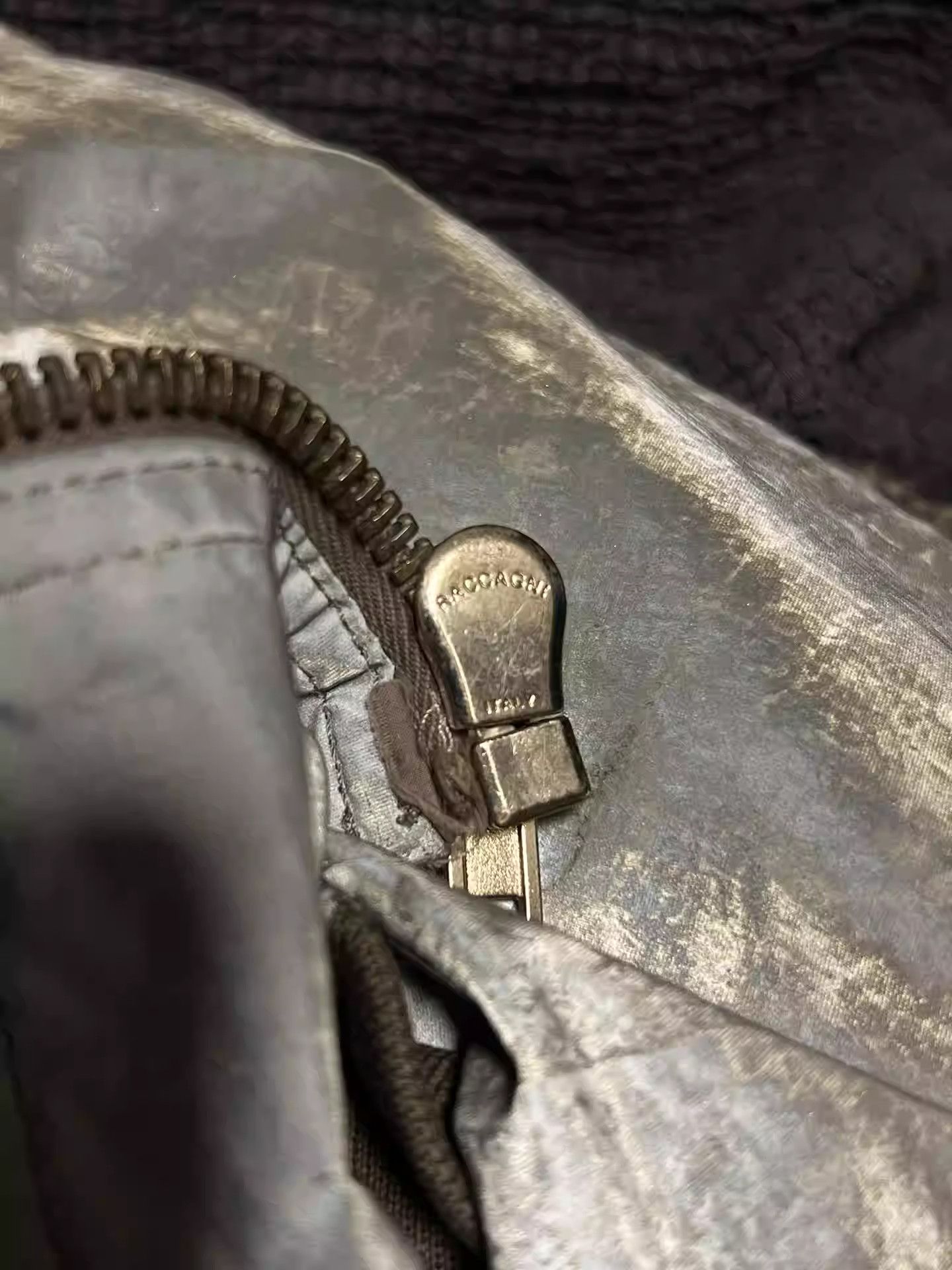 Rick Owens 3M reflective coated nylon MA-1 pilot jacket