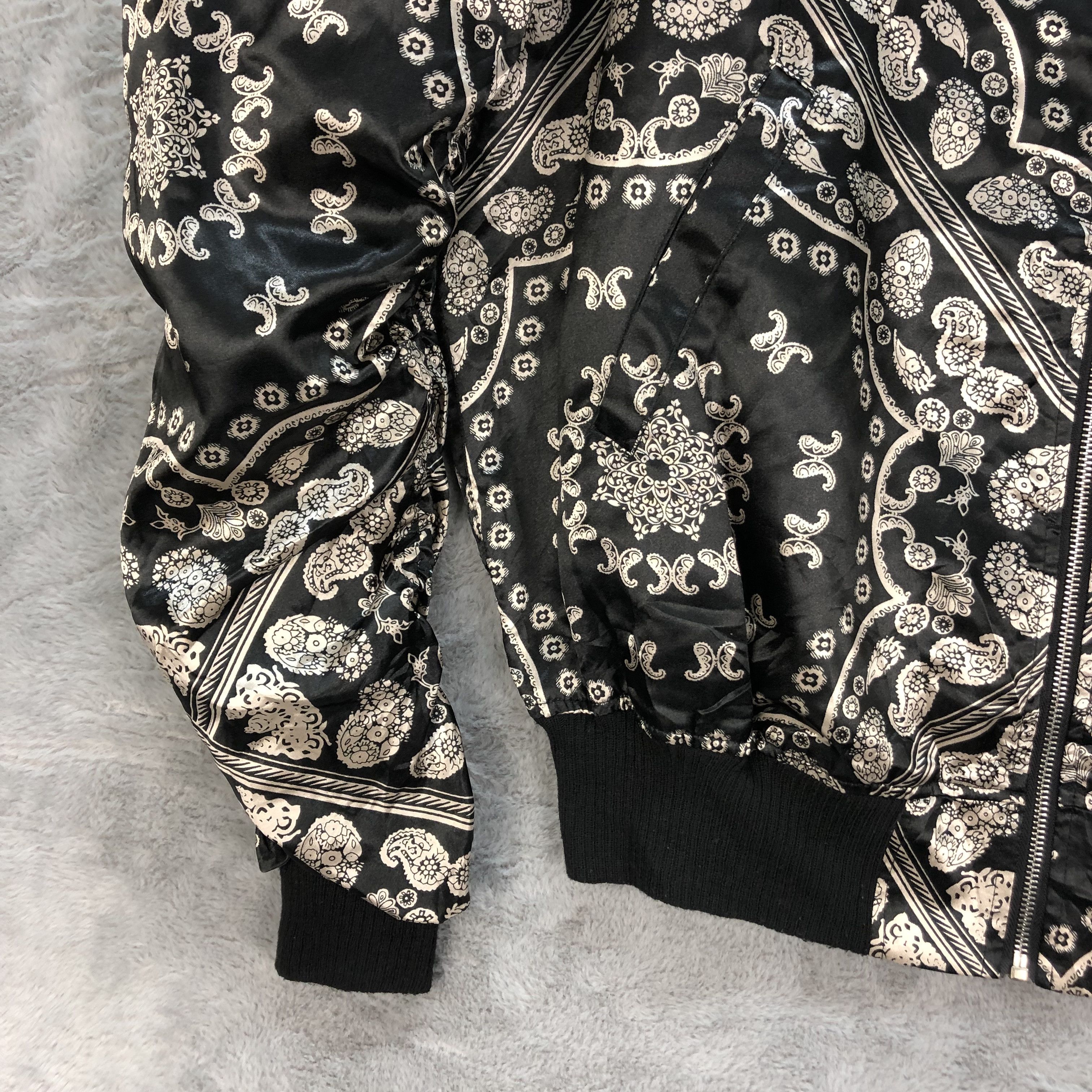 Japanese Brand PAISLEY BOMBER JACKET INSPIRE KAPITAL #6372-62 Size US L / EU 52-54 / 3 - 4 Thumbnail