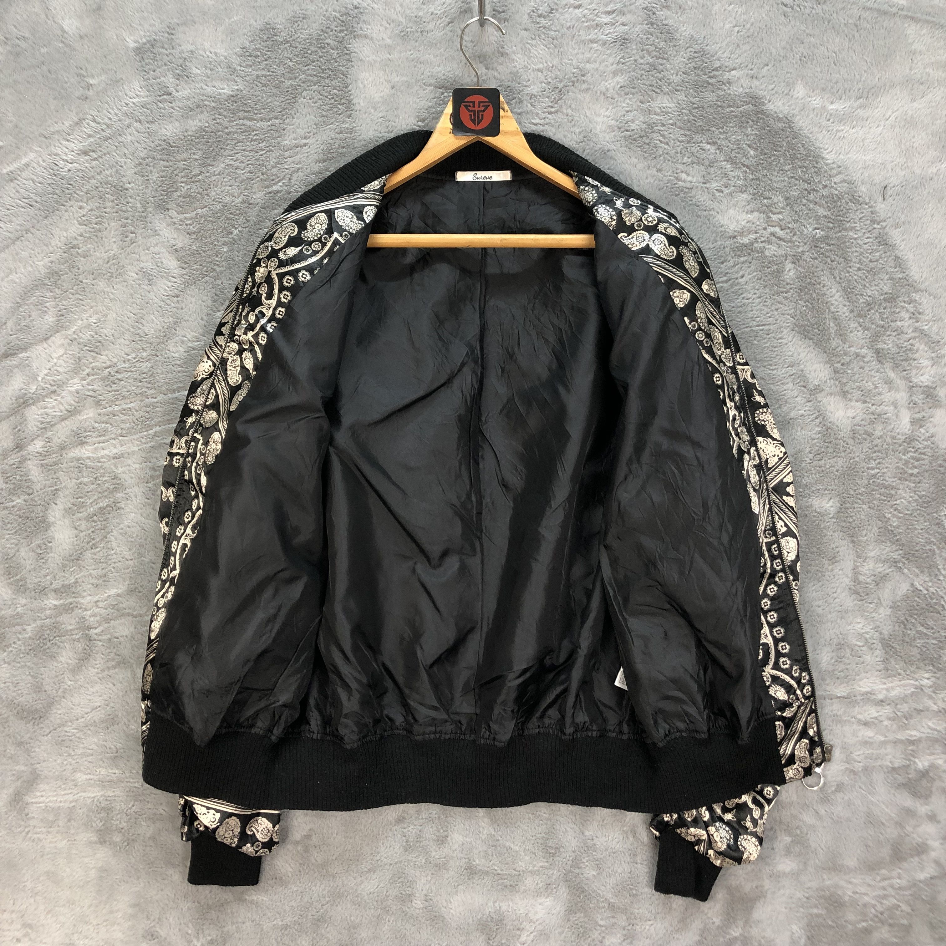 Japanese Brand PAISLEY BOMBER JACKET INSPIRE KAPITAL #6372-62 Size US L / EU 52-54 / 3 - 6 Thumbnail
